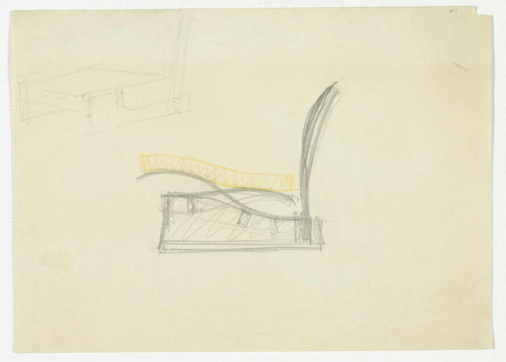 Conchoidal Chair (Elevation sketch)