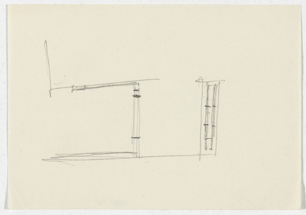 Chair without Arms (Elevation sketch)