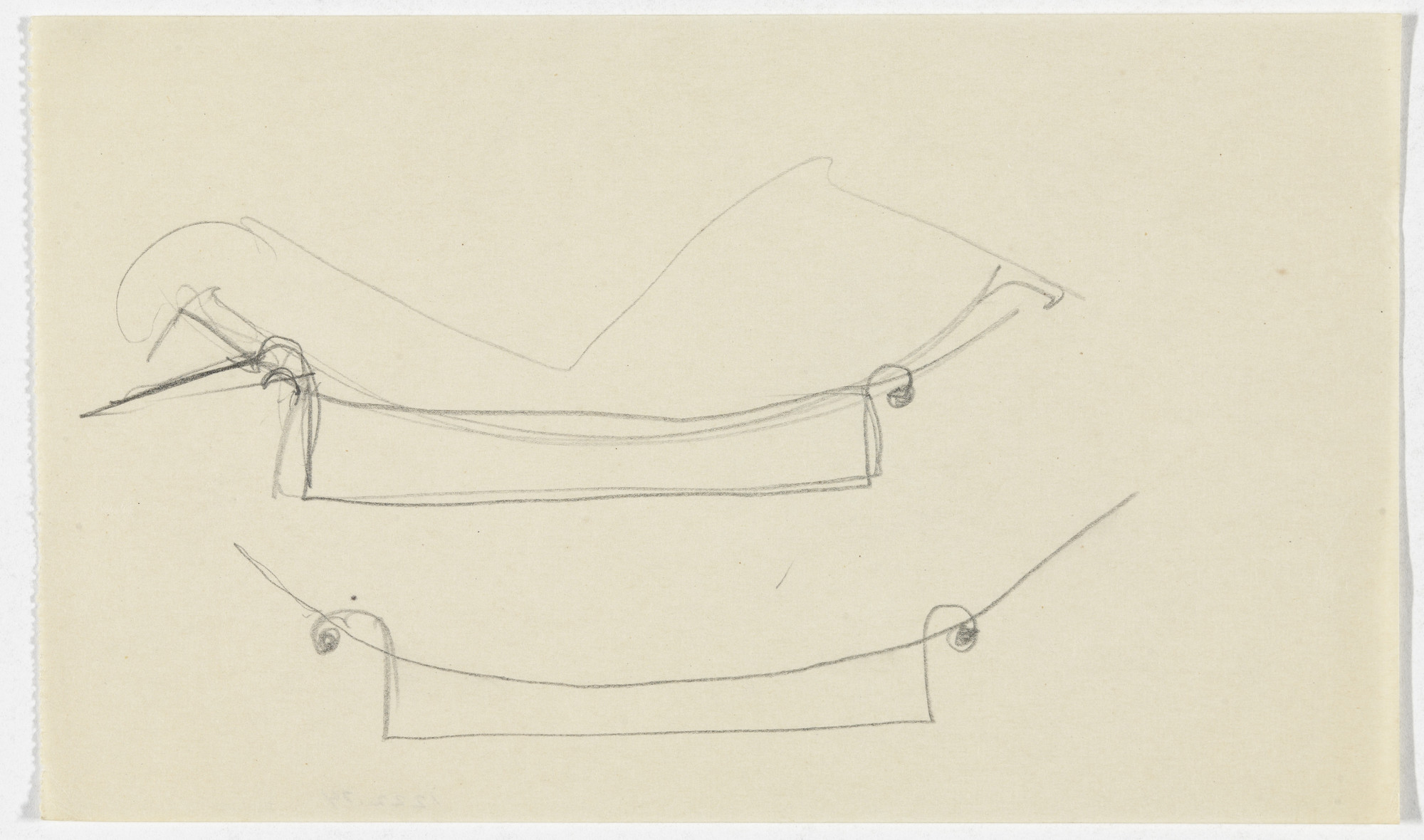 Ludwig Mies van der Rohe. Reclining Chair without Arms