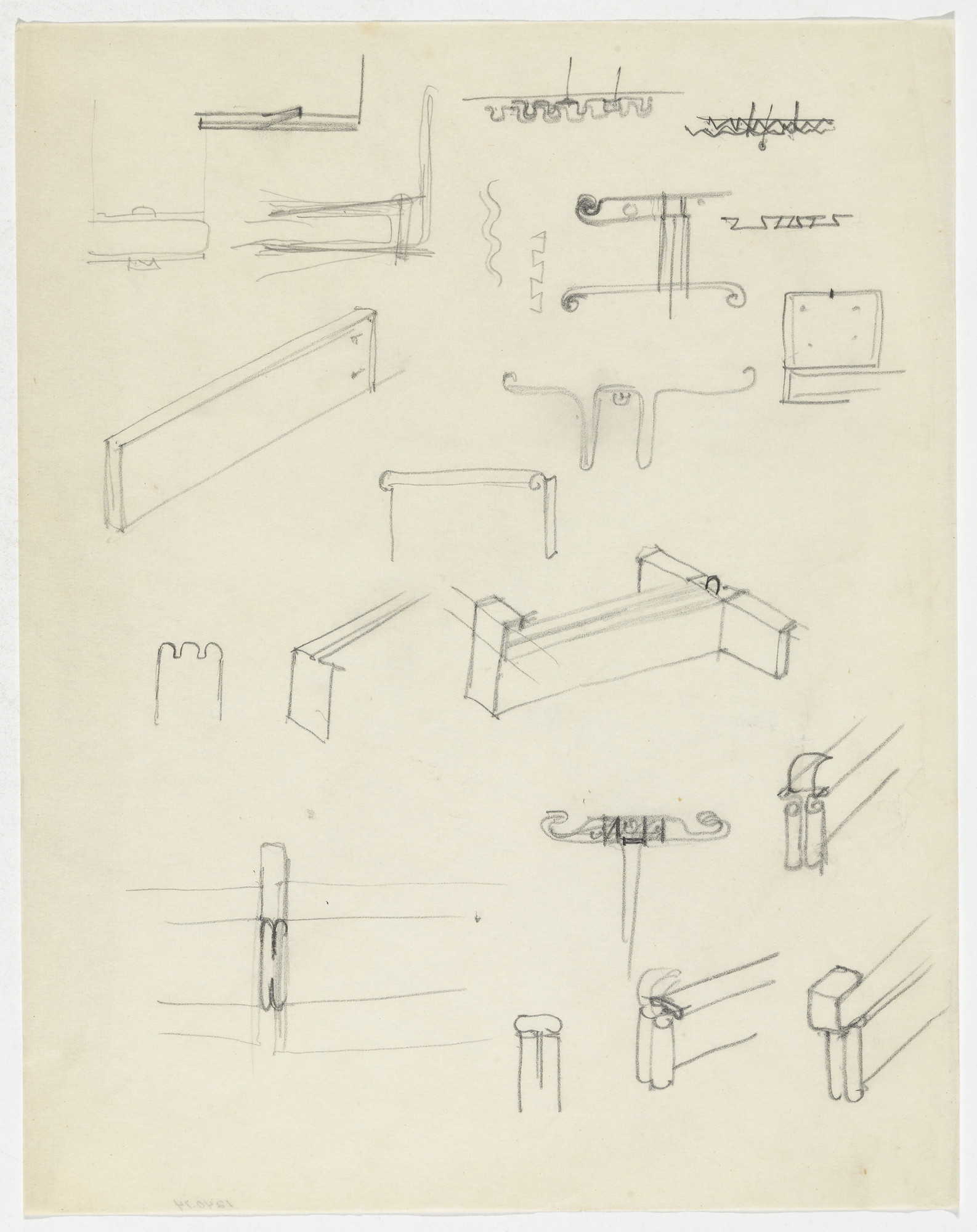 Ludwig Mies van der Rohe. Furniture Details