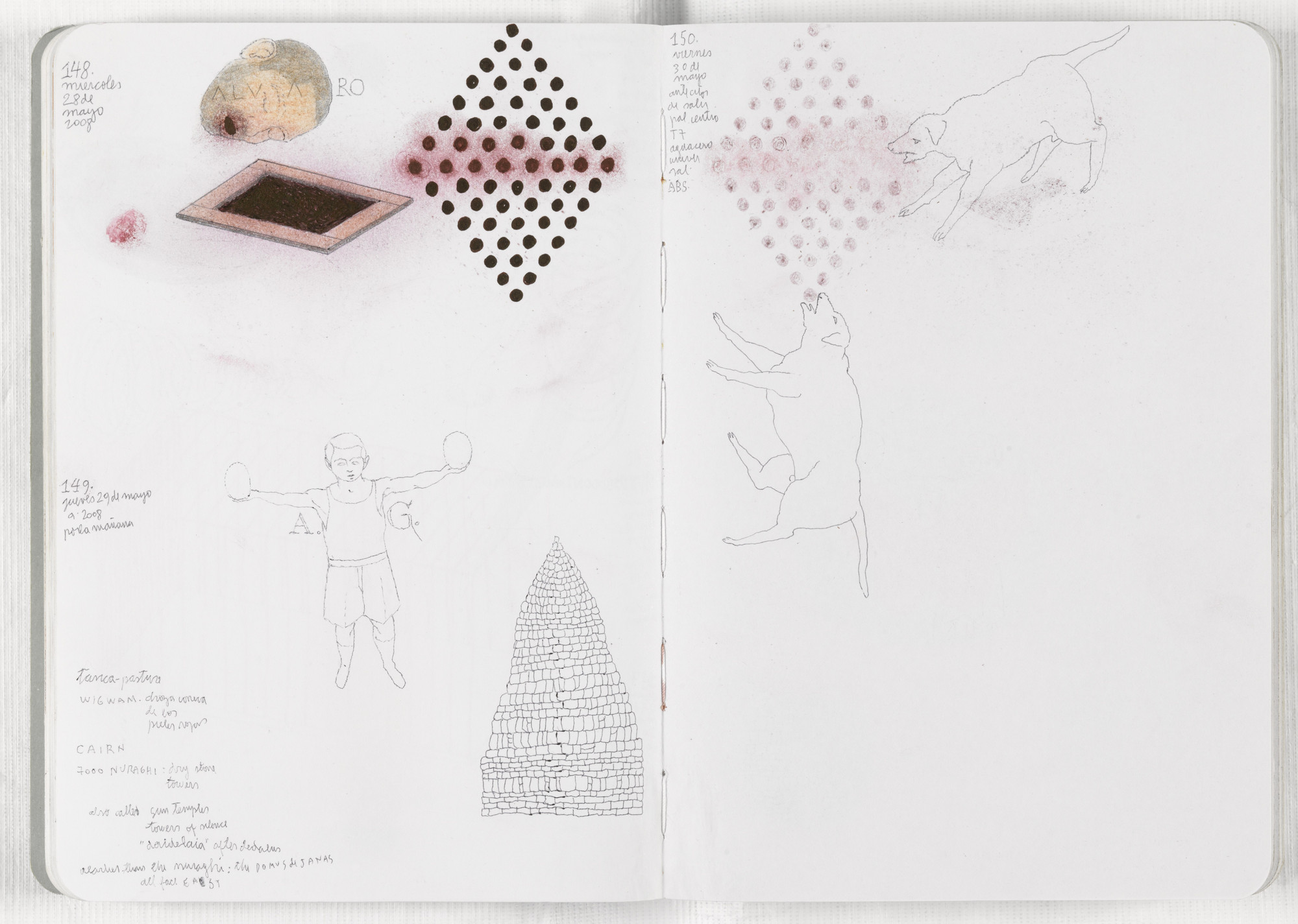 José Antonio Suárez Londoño. Sketchbook: From January 1 to December 31, 2008. 2008
