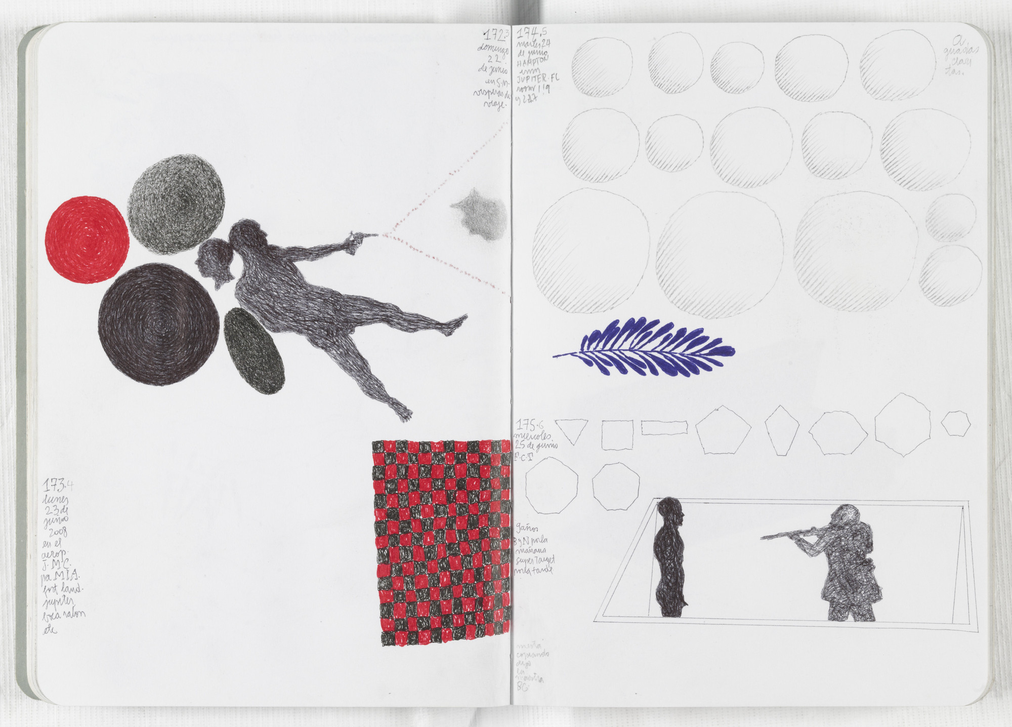 José Antonio Suárez Londoño. Sketchbook: From January 1 to December 31, 2008. 2008