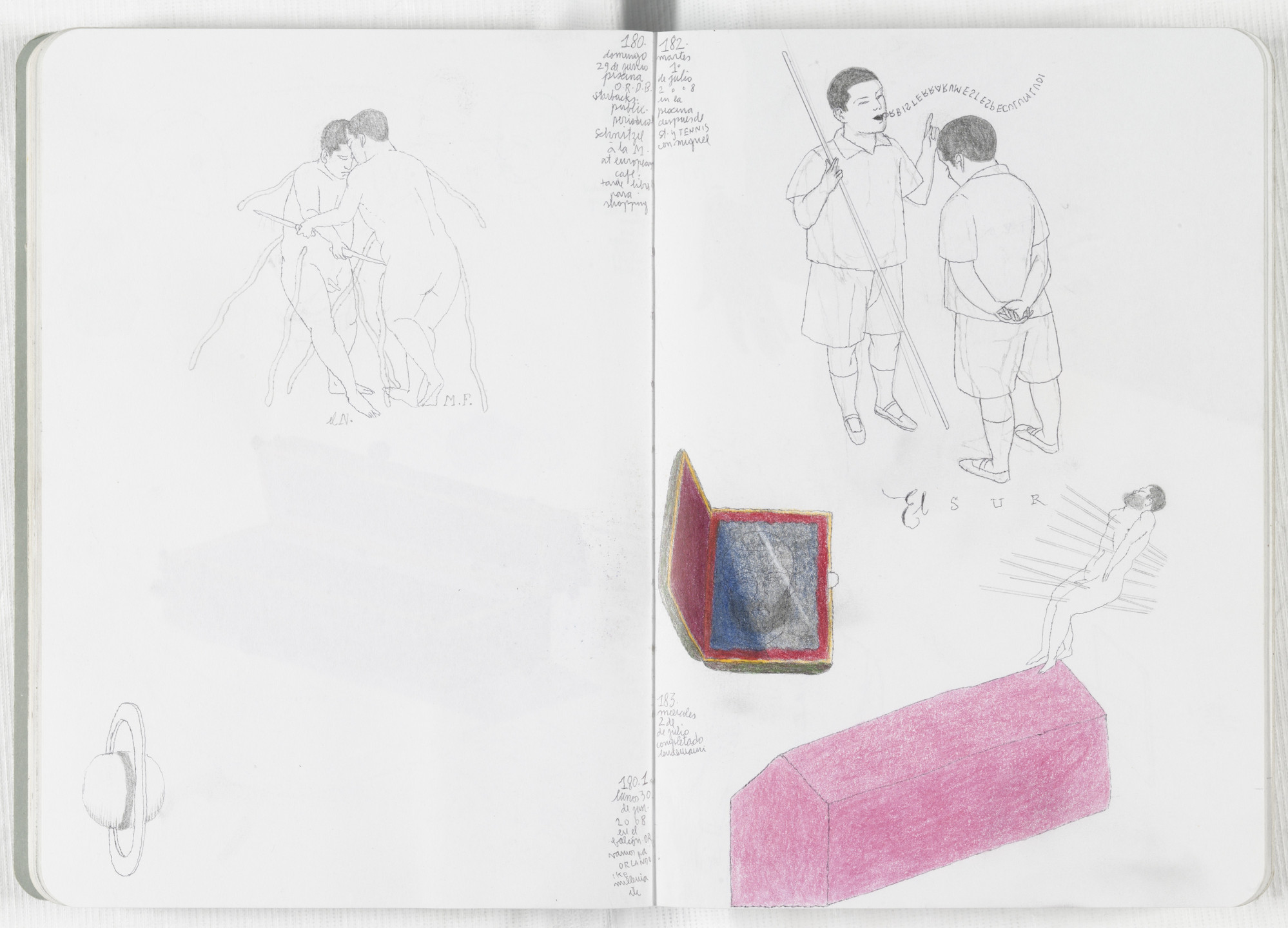 José Antonio Suárez Londoño. Sketchbook: From January 1 to December 31, 2008. 2008