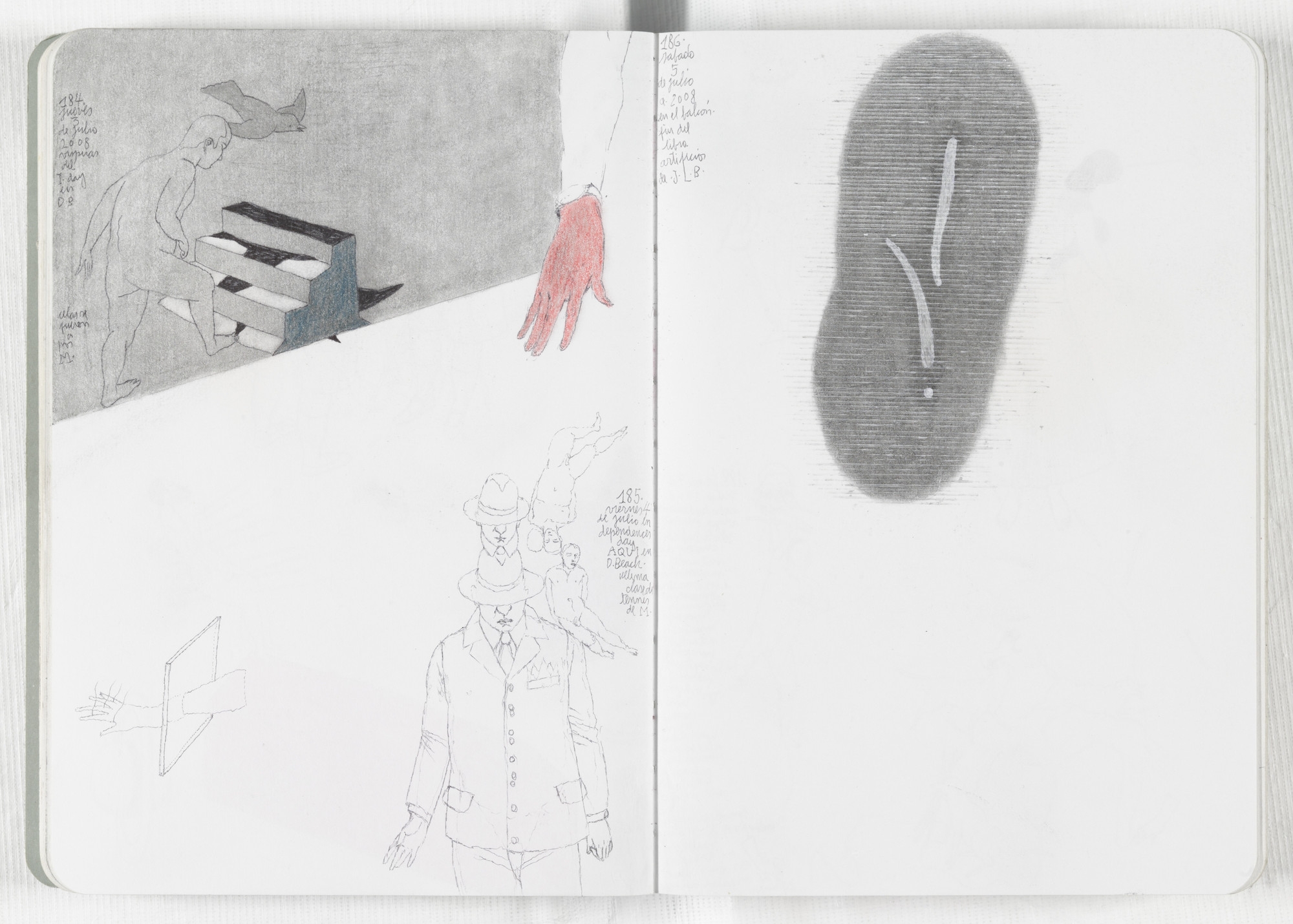 José Antonio Suárez Londoño. Sketchbook: From January 1 to December 31, 2008. 2008