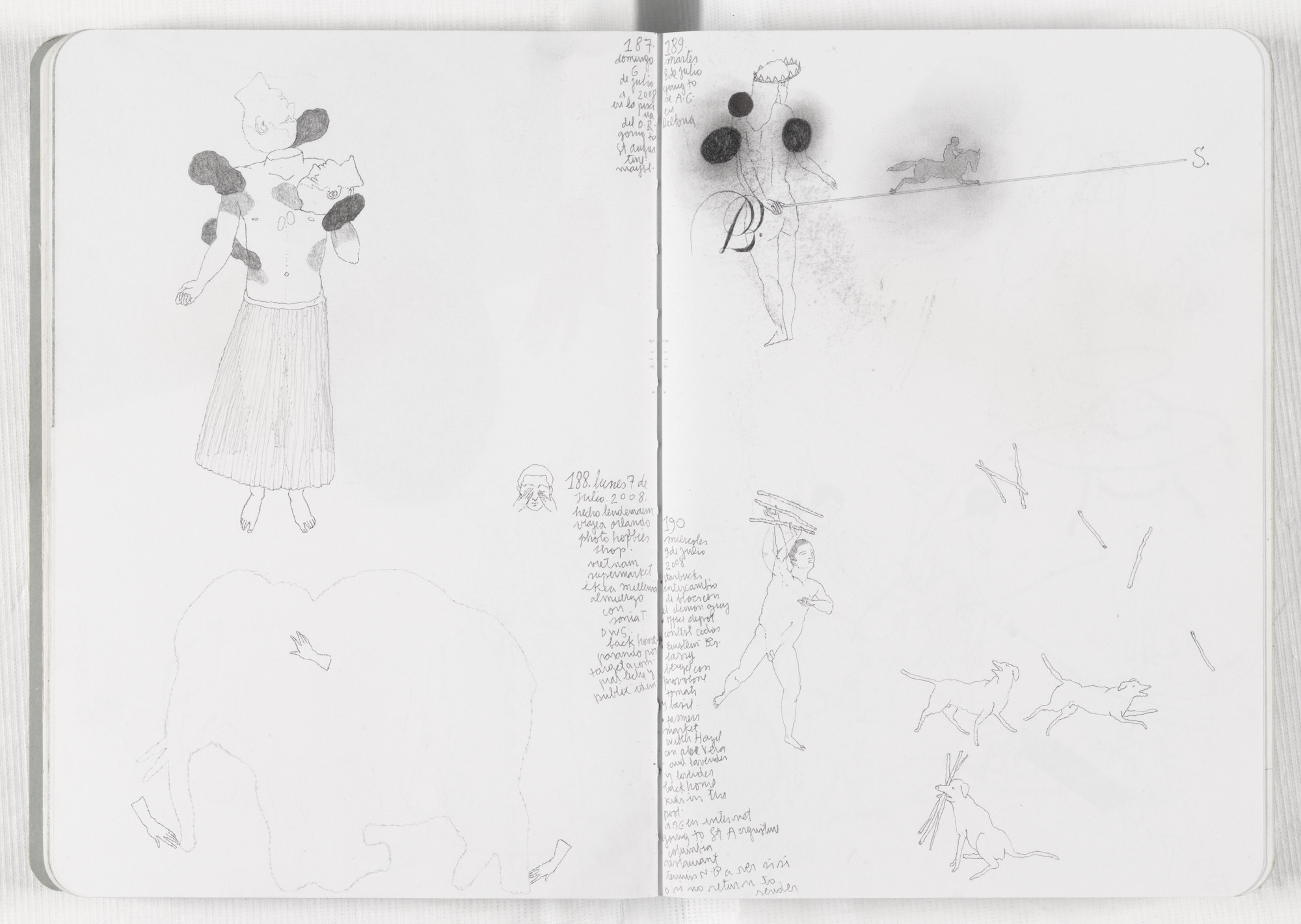 José Antonio Suárez Londoño. Sketchbook: From January 1 to December 31, 2008. 2008