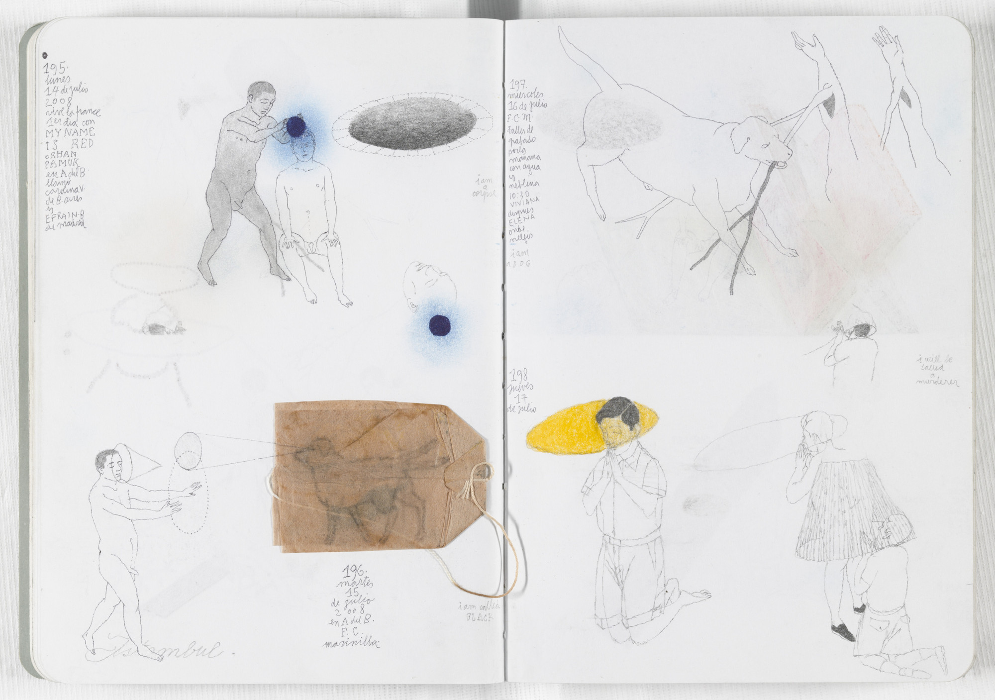 José Antonio Suárez Londoño. Sketchbook: From January 1 to December 31, 2008. 2008