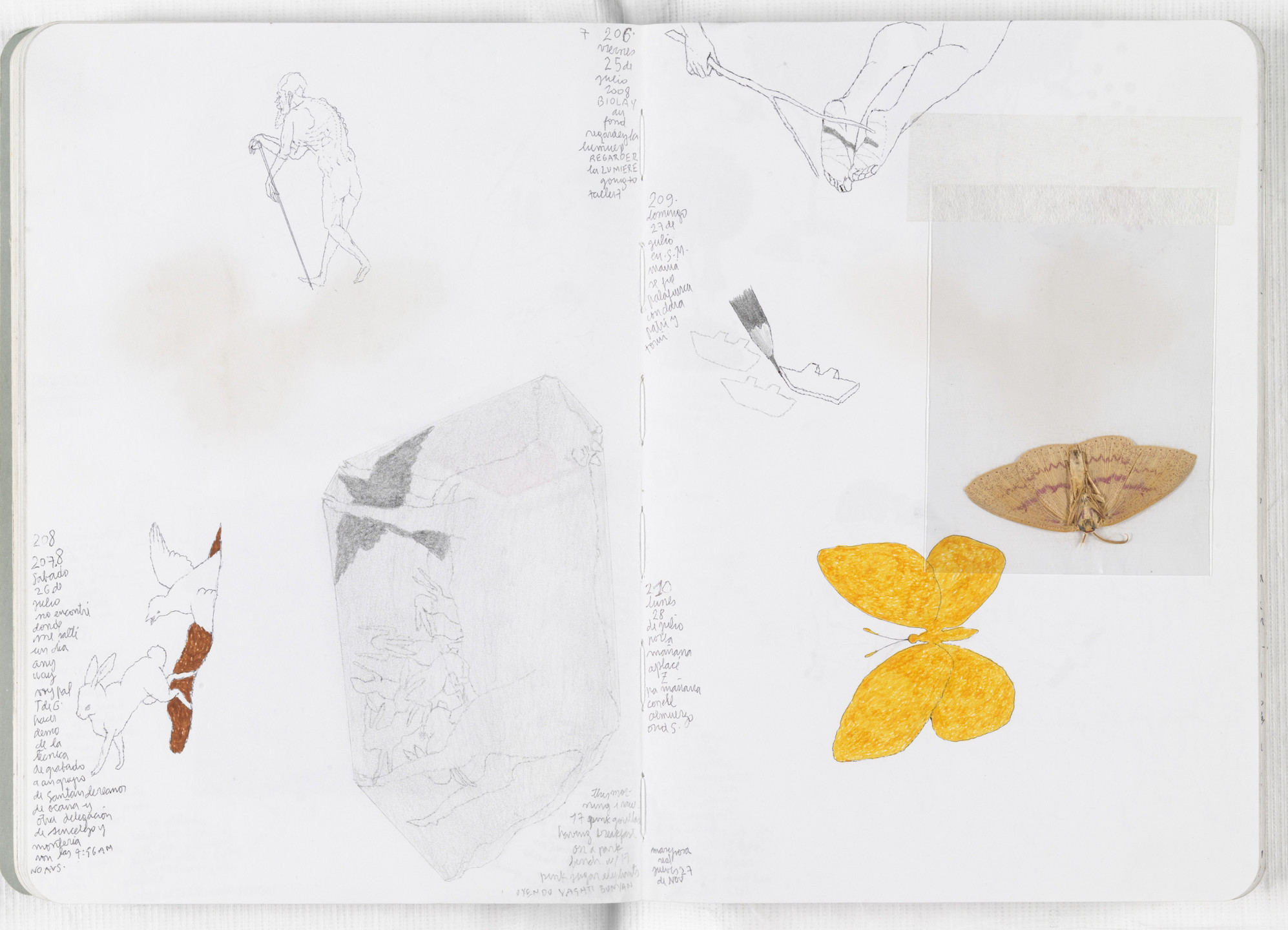 José Antonio Suárez Londoño. Sketchbook: From January 1 to December 31, 2008. 2008