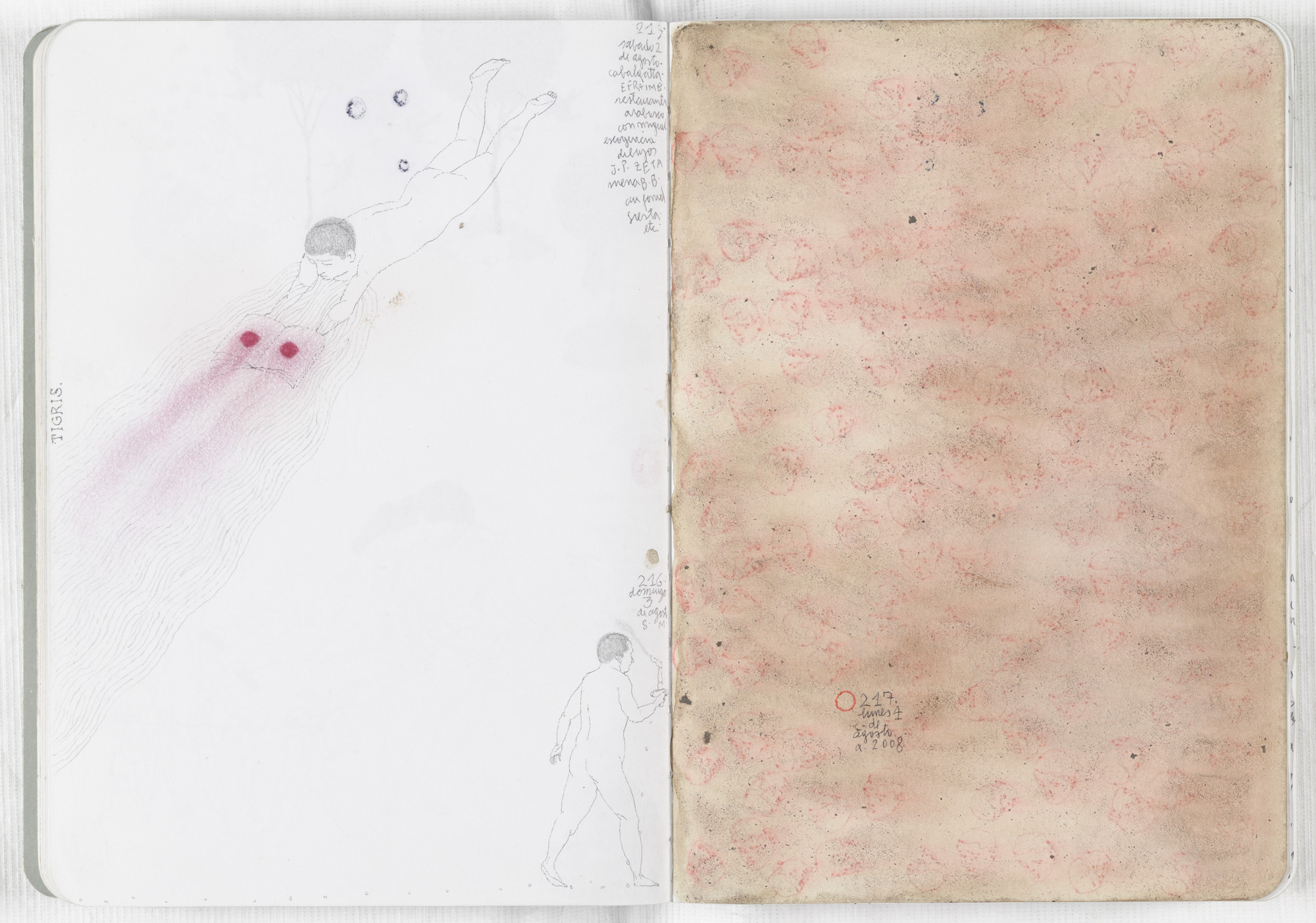 José Antonio Suárez Londoño. Sketchbook: From January 1 to December 31, 2008. 2008