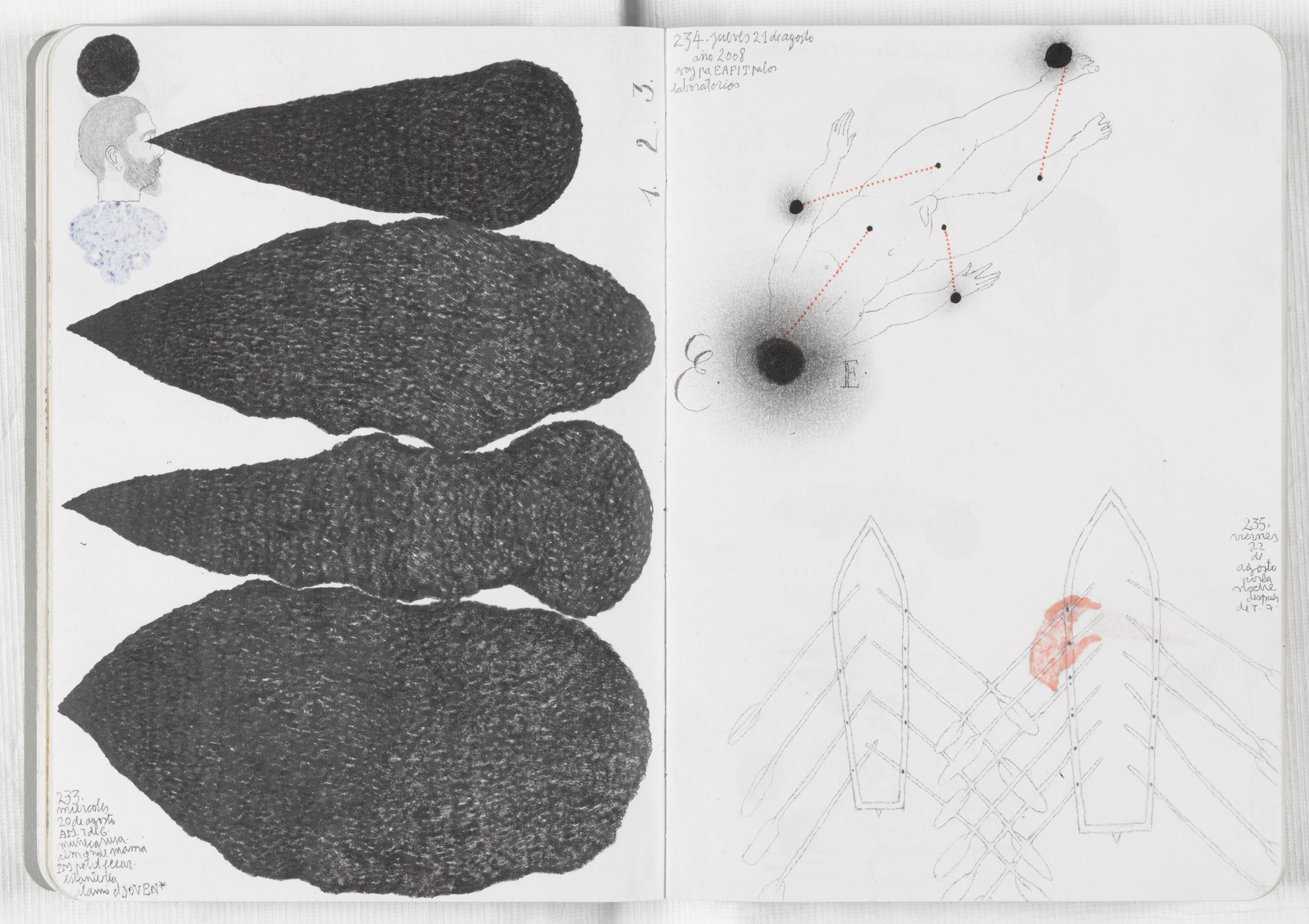 José Antonio Suárez Londoño. Sketchbook: From January 1 to December 31, 2008. 2008