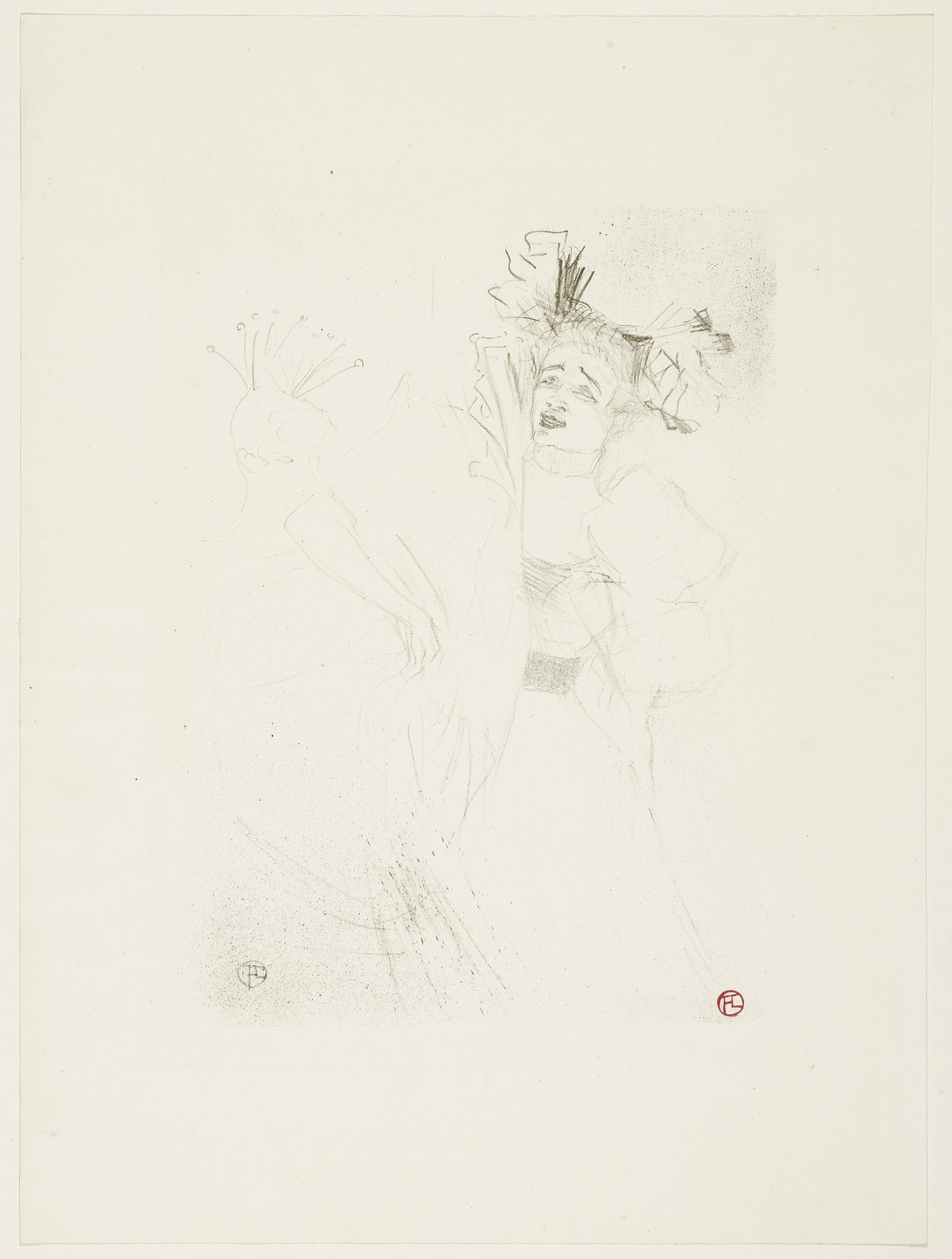 Henri de Toulouse-Lautrec. Lender, Fontal View, in "Chilpéric" (Lender de face, dans "Chilpéric"). 1895