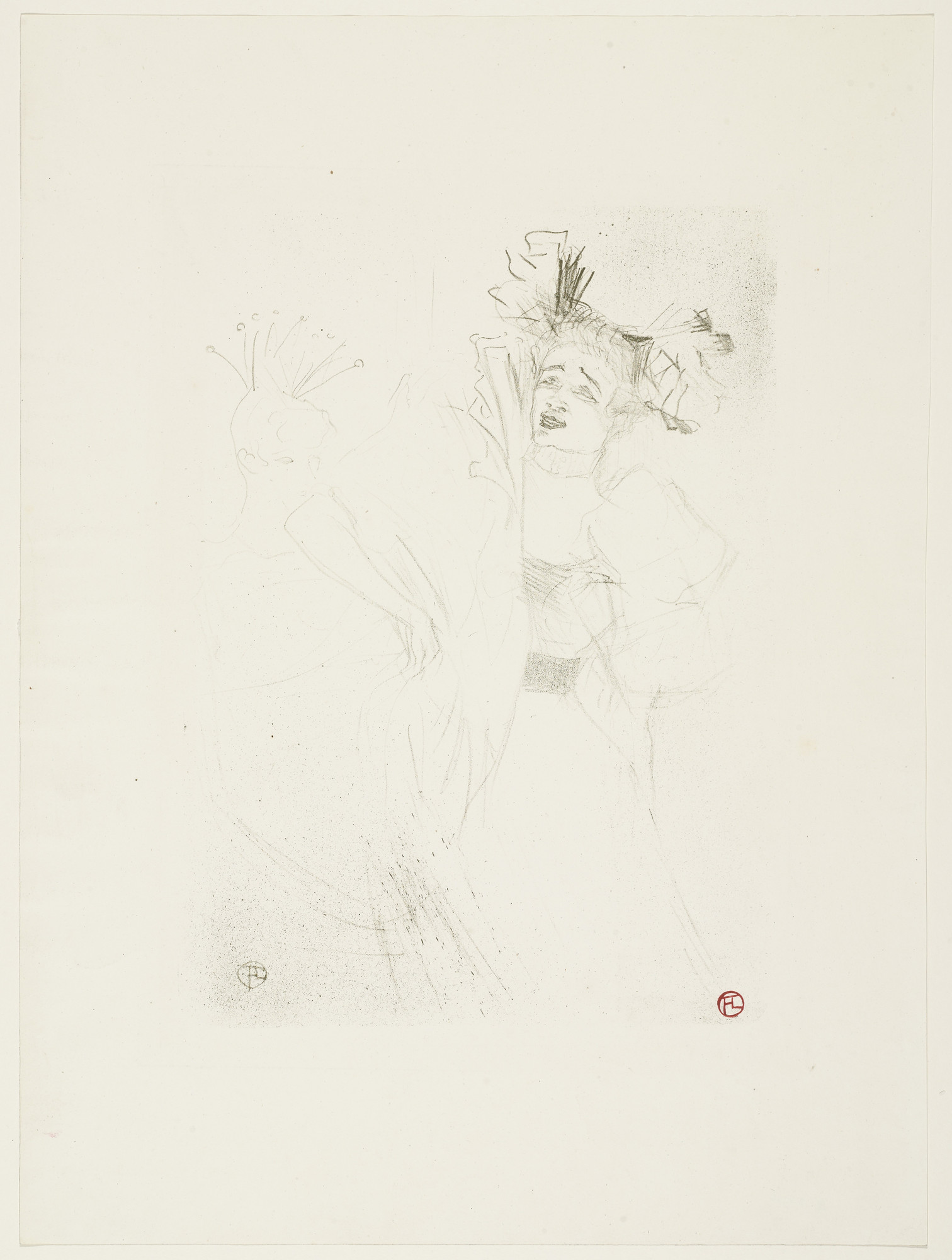 Henri de Toulouse-Lautrec. Lender, Fontal View, in "Chilpéric" (Lender de face, dans "Chilpéric")