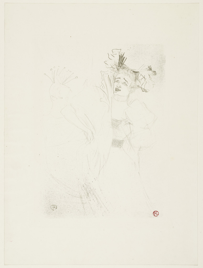 Lender, Fontal View, in "Chilpéric" (Lender de face, dans "Chilpéric")