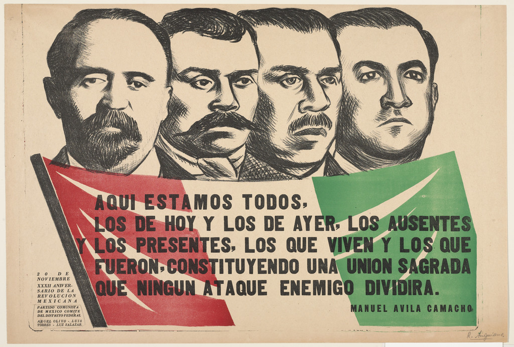 Here We Stand United, We of Today and We of Yesterday...(Aqui estamos todos, los de hoy y los de ayer...)