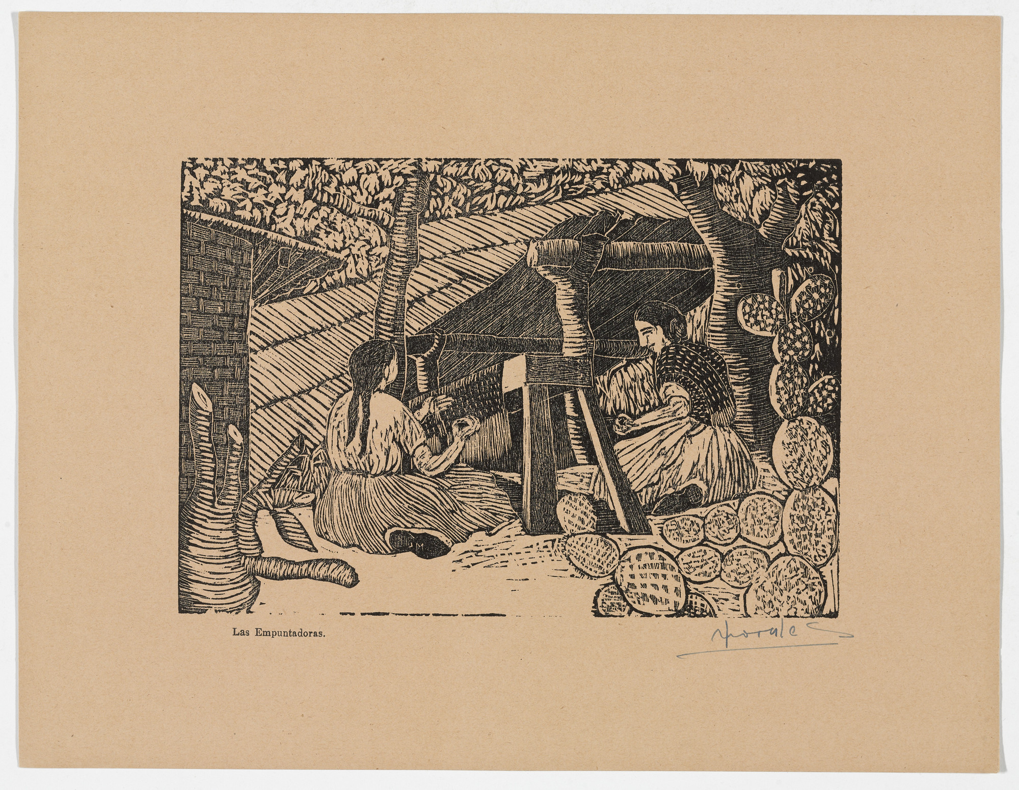 Jesús Morales Aguilar. The Empuntadoras ( Las Empuntadoras ) from Album of Prints ( Album de grabados )