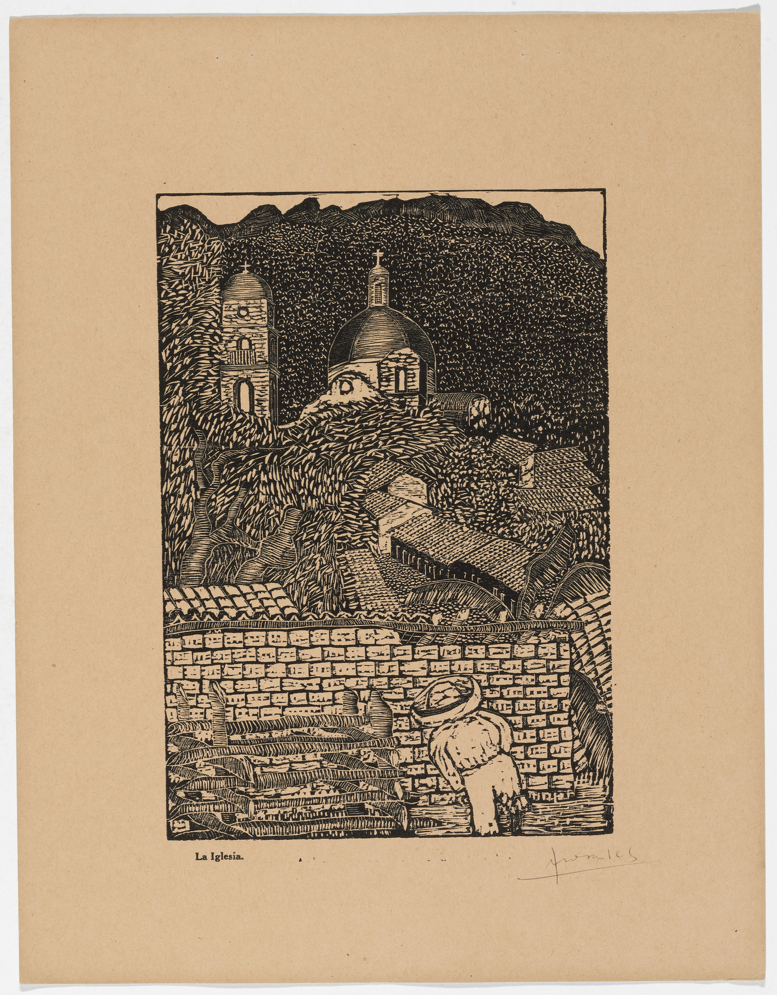 Jesús Morales Aguilar. The Church (La Iglesia) from Album of Prints (Album de grabados)