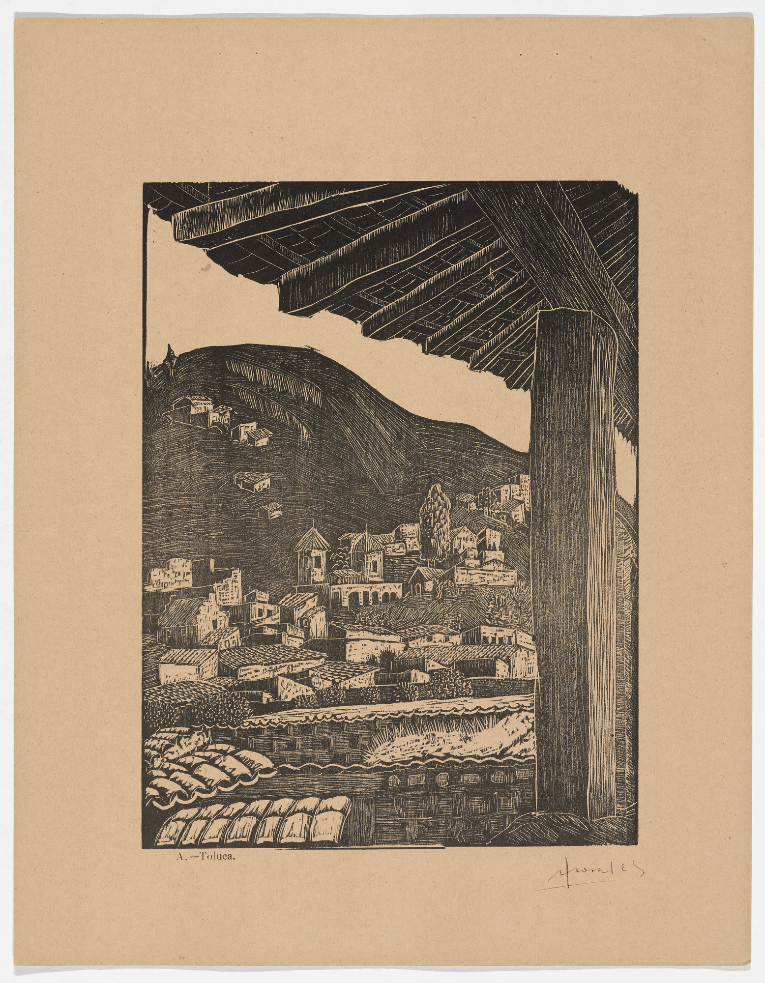 Jesús Morales Aguilar. Toluca from Album of Prints ( Album de grabados )