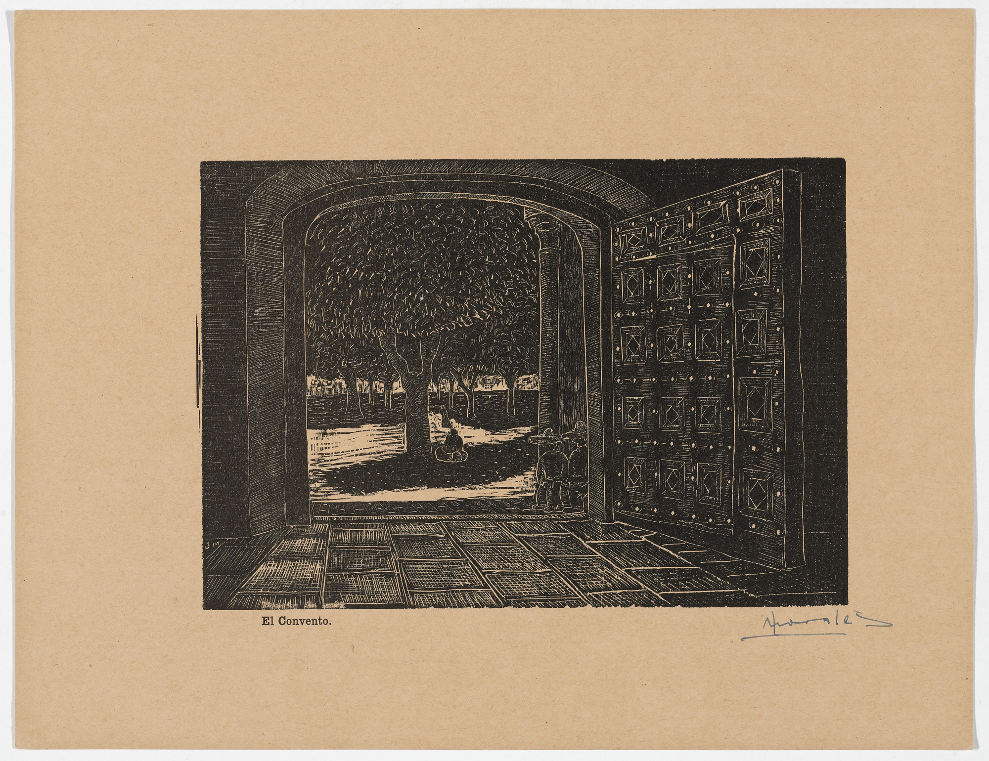 Jesús Morales Aguilar. The Monastery ( El Convento ) from Album of Prints ( Album de grabados )