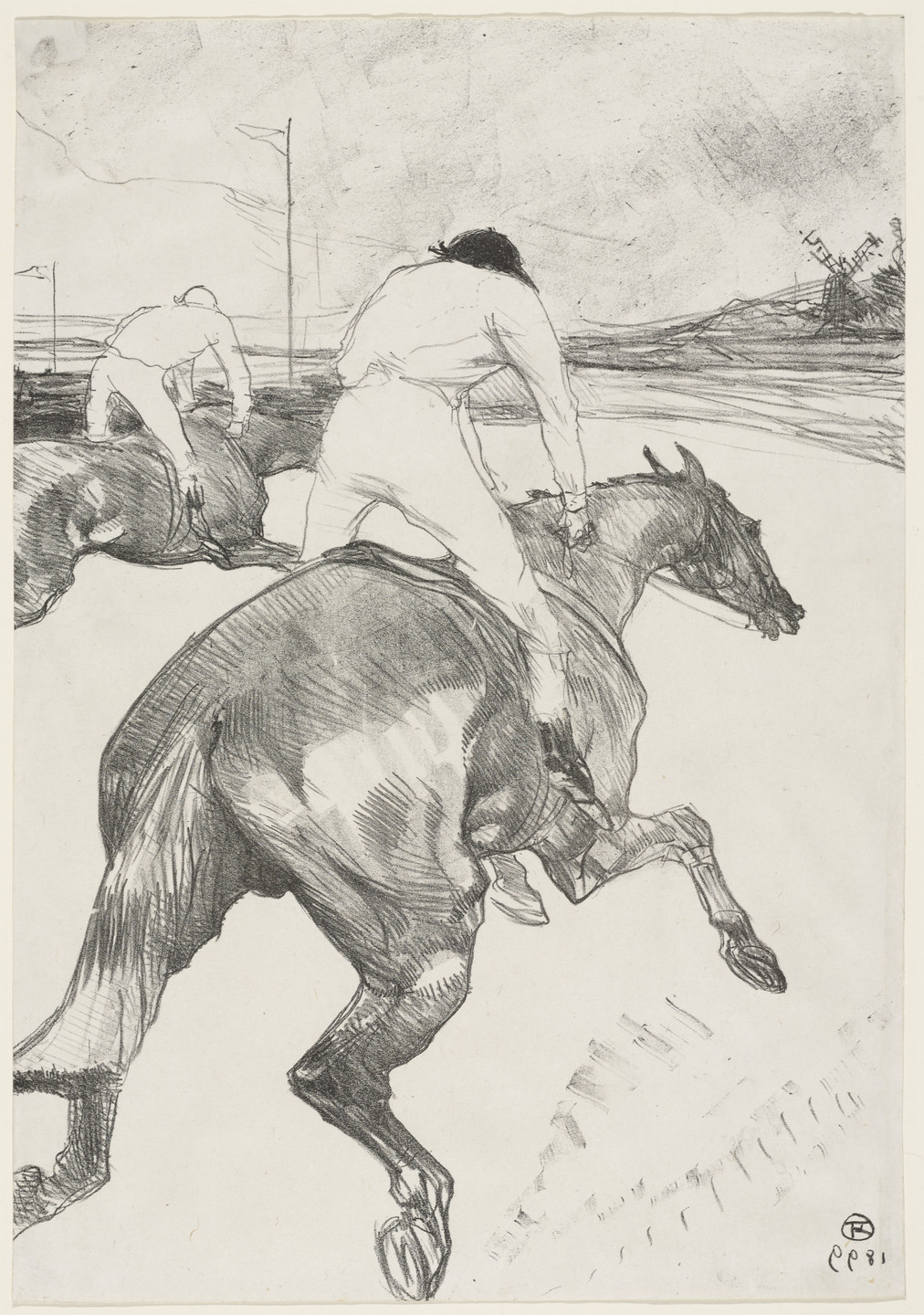 Henri de Toulouse-Lautrec. Le Jockey. 1899