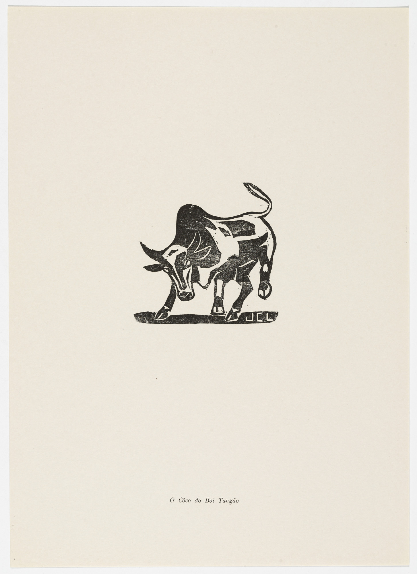 José Costa Leite. O Côco do Boi Tungão from the portfolio Xilogravura Popular do Nordeste (Popular Woodcuts of the Northeast)