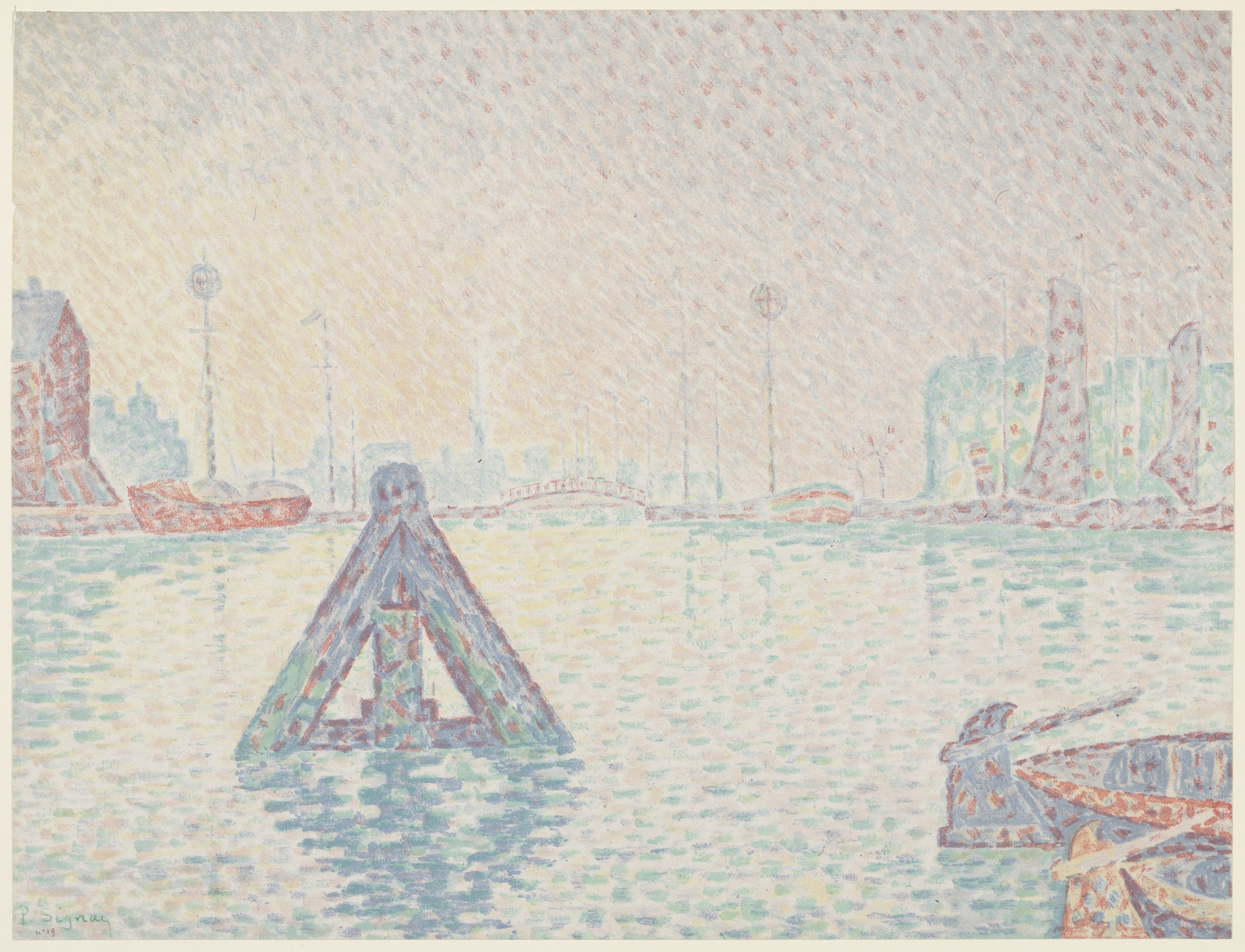 Paul Signac. In Holland - The Beacon. 1894