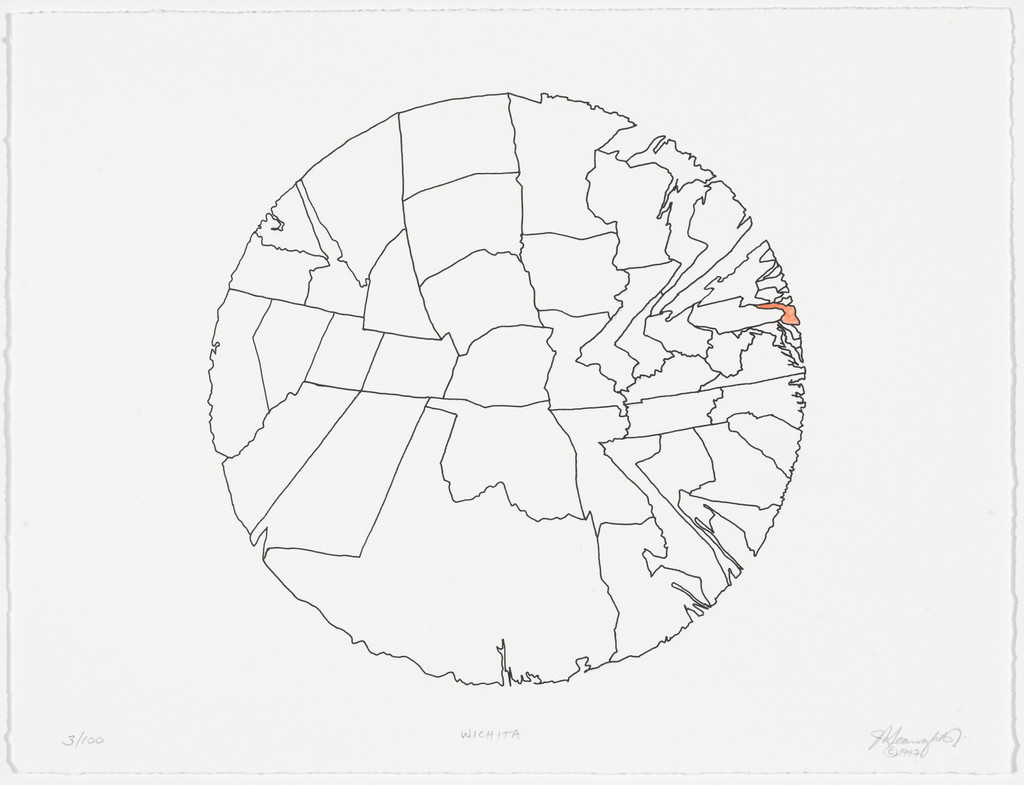 Wichita from American Abstract Artists 60th Anniversary Print Portfolio