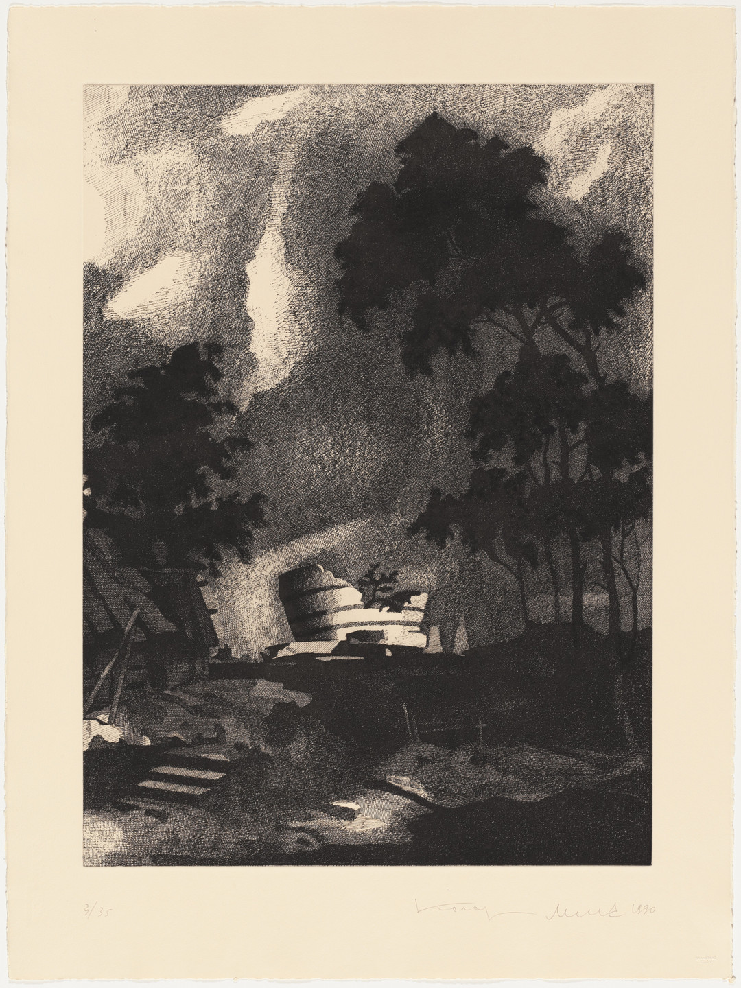 Komar and Melamid, Vitaly Komar, Alex Melamid. Scenes from the Future: Guggenheim Museum. 1990