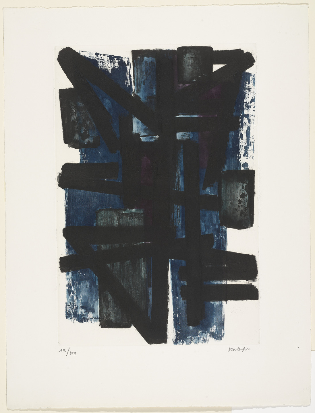 Pierre Soulages. Abstraction. (1953)