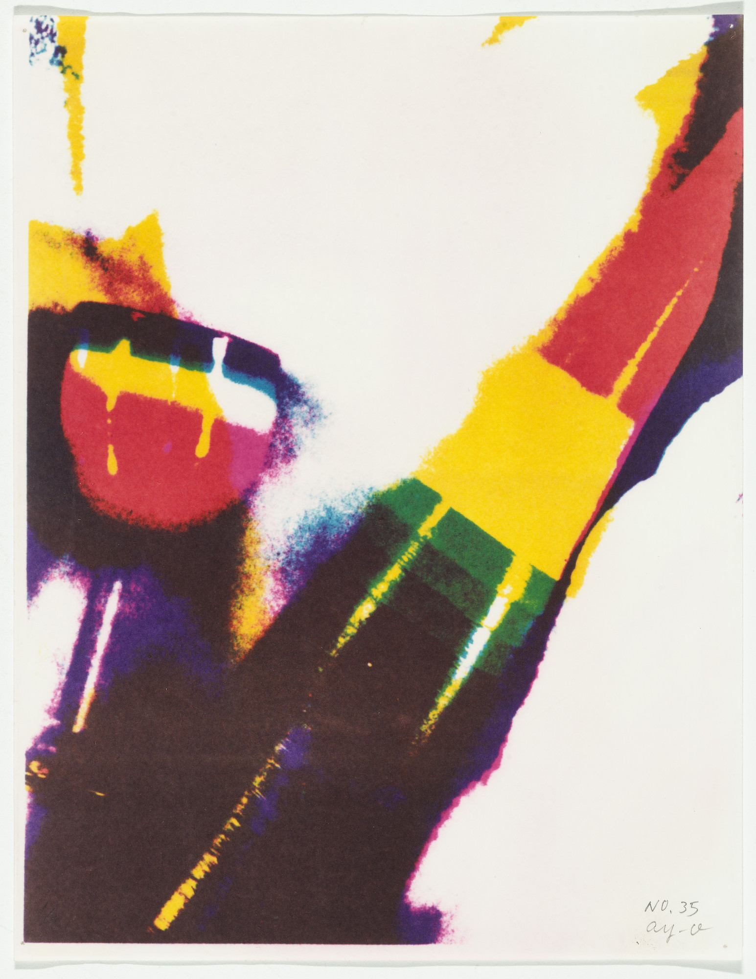 Ay-O. Event for Prints. Very Popular Story (Rainbow Glass. Then, Mr. Ay-o Got Drunk by the Rainbow)