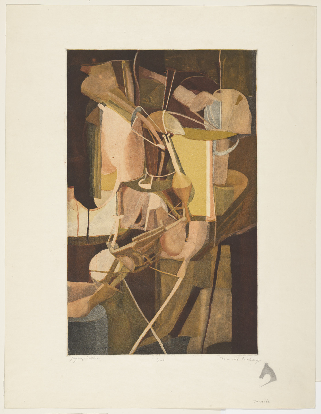 Jacques Villon. Bride (Mariée), After Duchamp. 1934