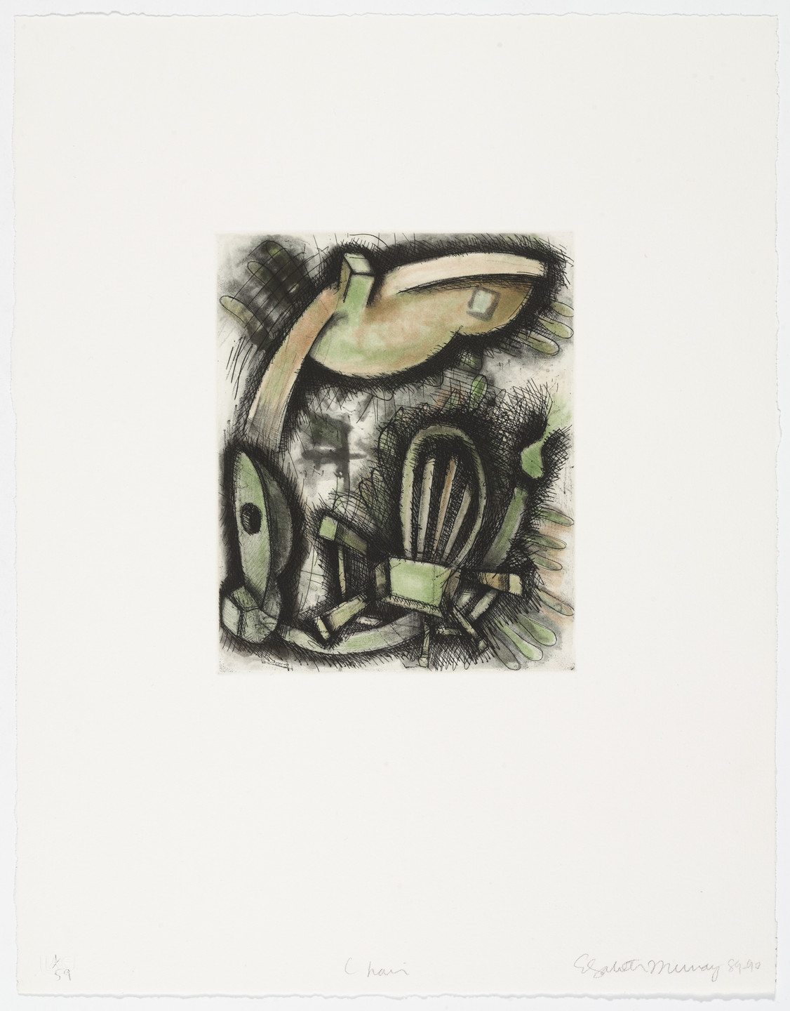 Elizabeth Murray. Chair from Quartet. 1989–90