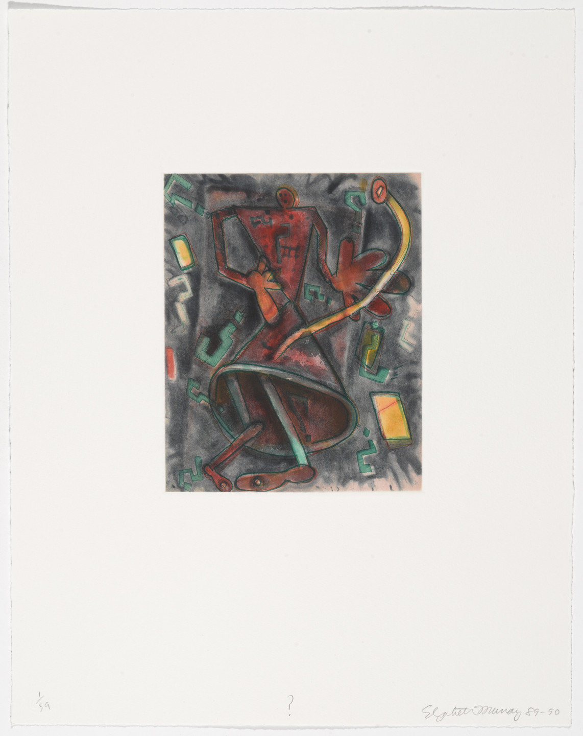 Elizabeth Murray. ? from Quartet. 1989–90