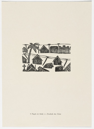O Flagelo do Sertão e o Resultado das Cheias from the portfolio Xilogravura Popular do Nordeste (Popular Woodcuts of the Northeast)