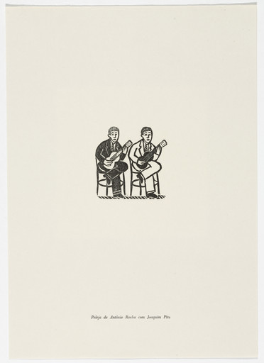 Peleja de Antônio Rocha com Joaquim Pitu from the portfolio Xilogravura Popular do Nordeste (Popular Woodcuts of the Northeast)