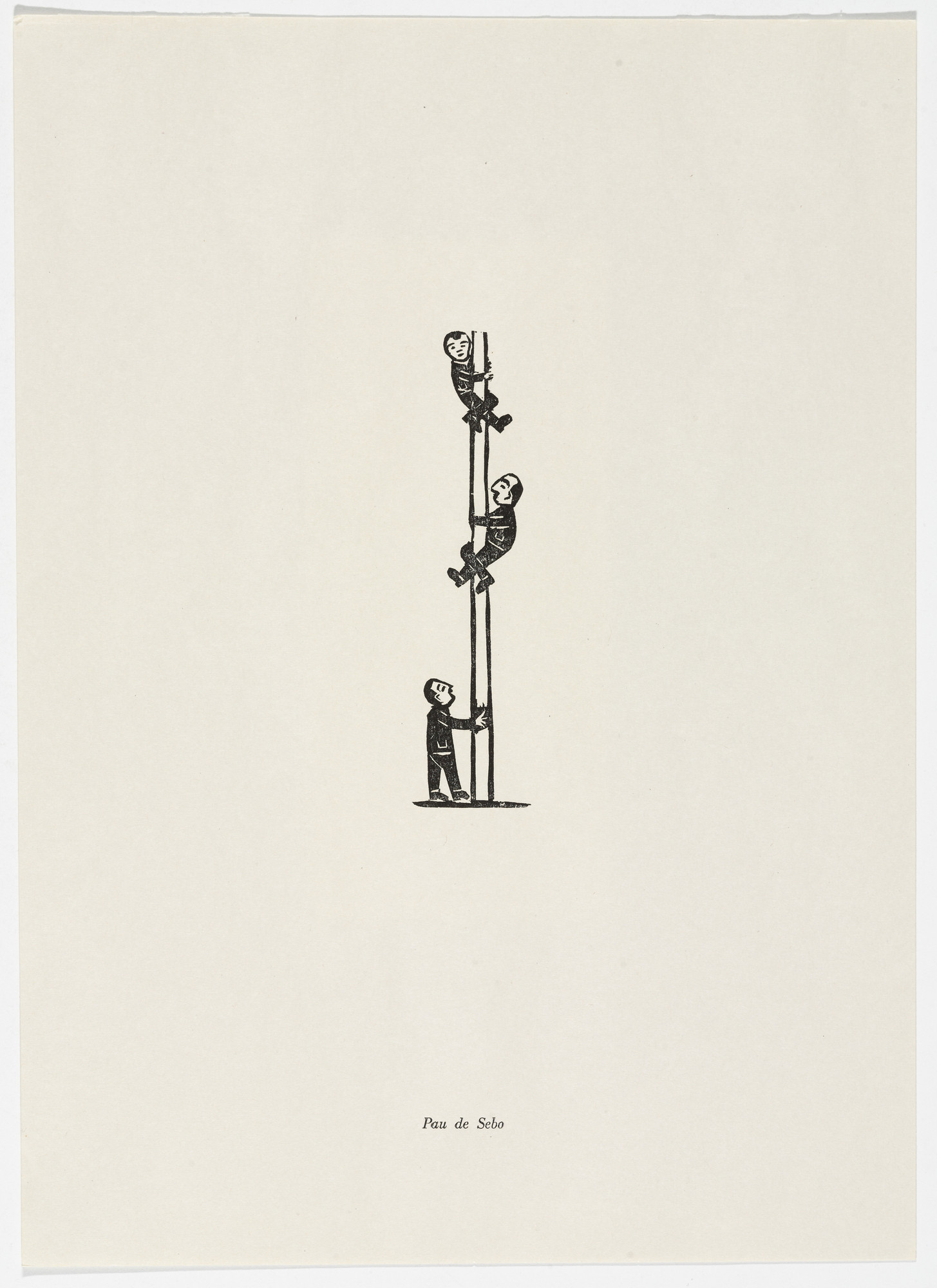 José Costa Leite. Pau de Sebo from the portfolio Xilogravura Popular do Nordeste (Popular Woodcuts of the Northeast)