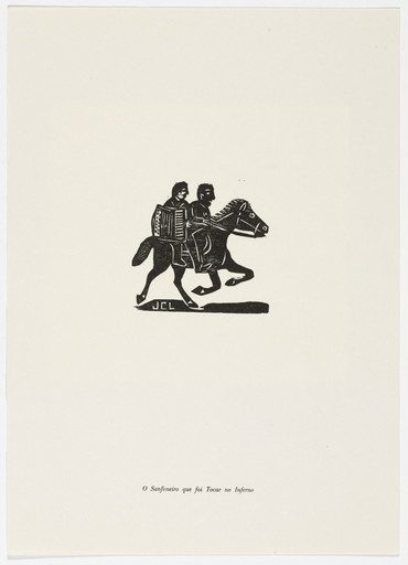 O Sanfoneiro que foi Tocar no Inferno from the portfolio Xilogravura Popular do Nordeste (Popular Woodcuts of the Northeast)