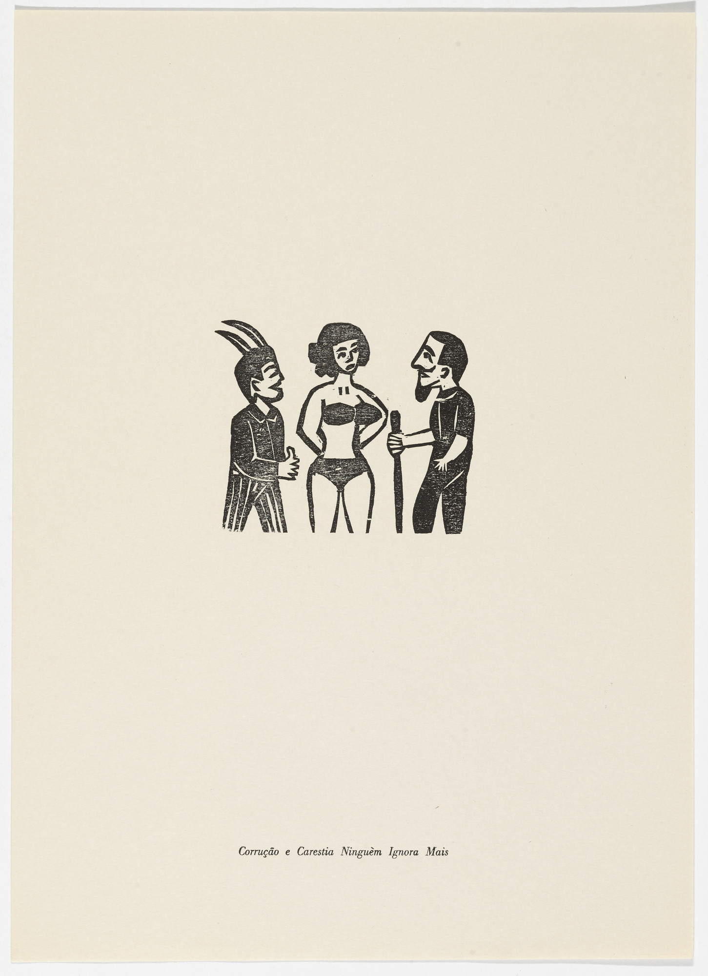 José Costa Leite. Corrução e Carestia Ninguém Ignora Mais from the portfolio Xilogravura Popular do Nordeste (Popular Woodcuts of the Northeast)