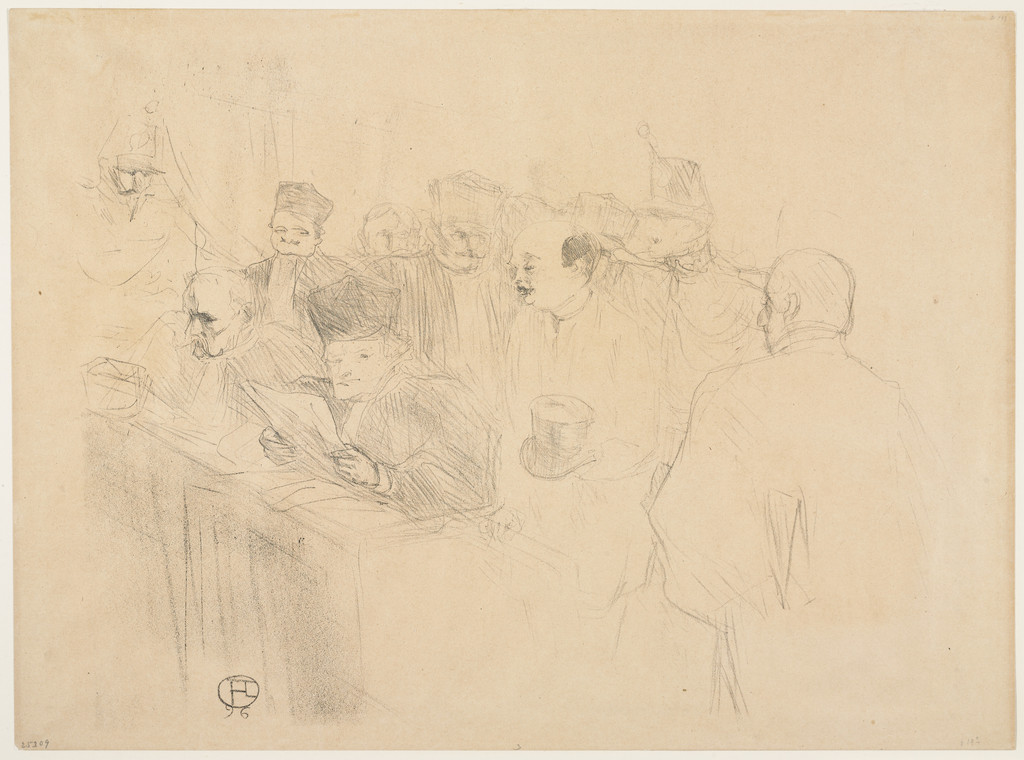 The Arton Trial (Procès Arton), third plate