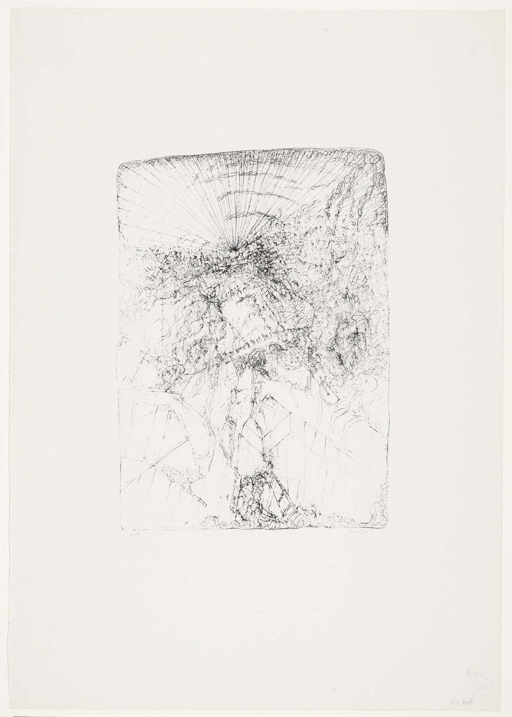 Rudi Tröger. Untitled, fourth state. (1966)