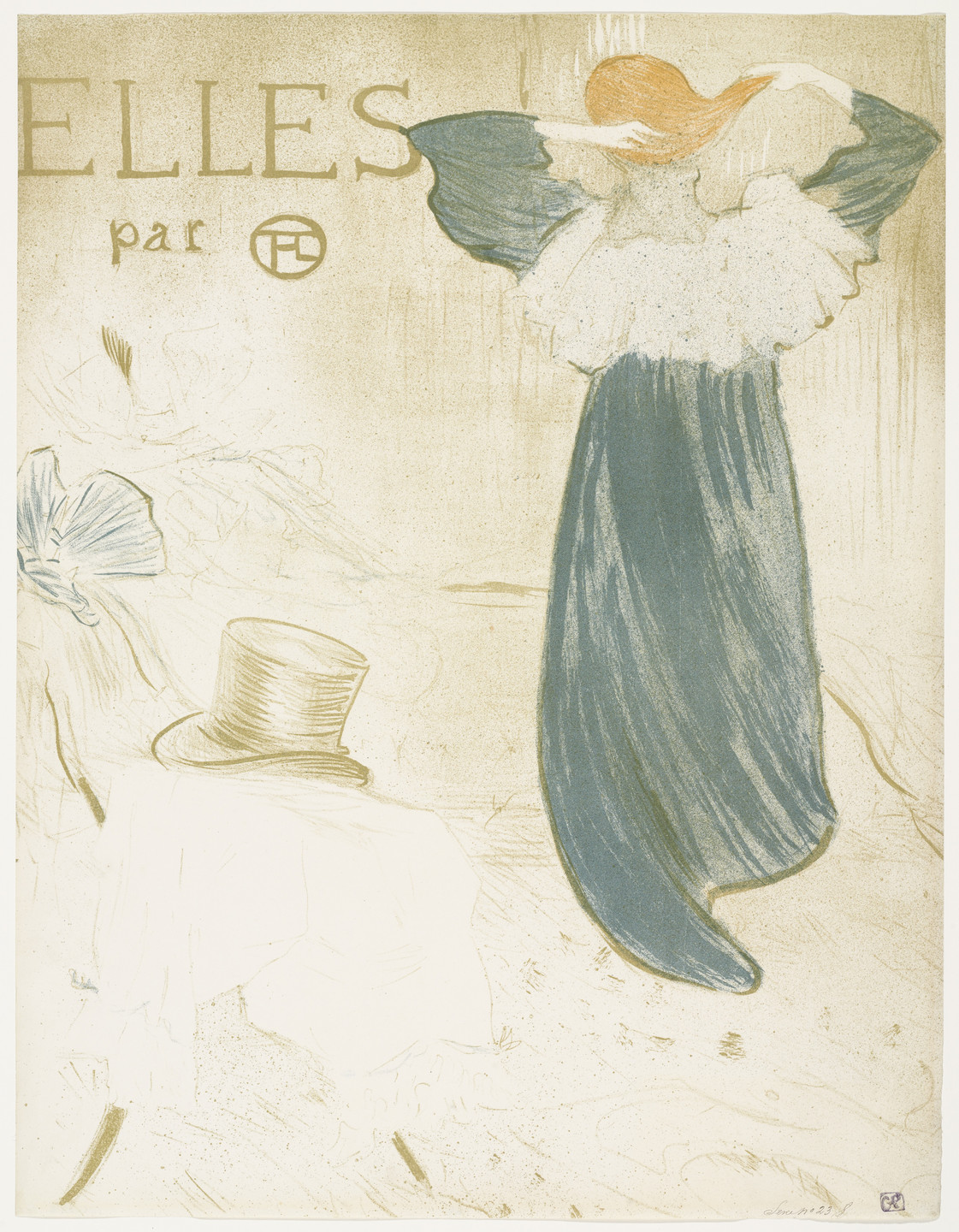 Henri de Toulouse-Lautrec. Frontispiece from Elles. 1896