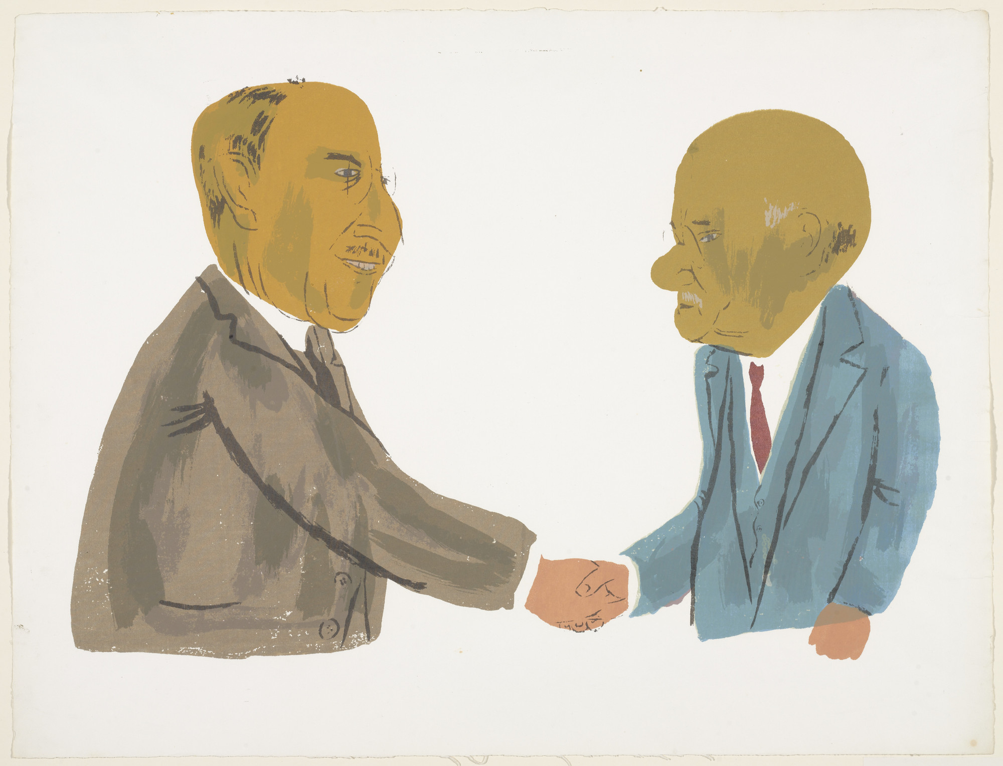 Ben Shahn. The Handshake