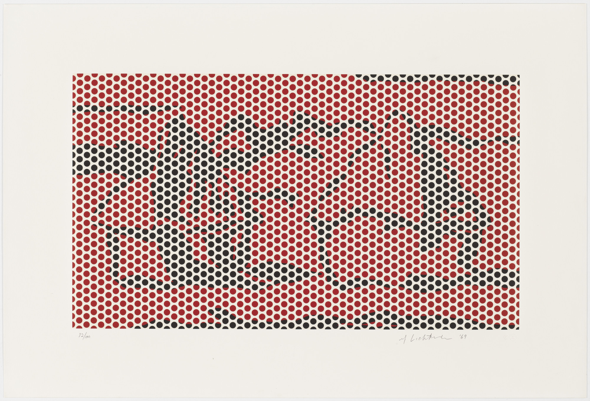 Roy Lichtenstein. Haystack #2 from Haystack Series