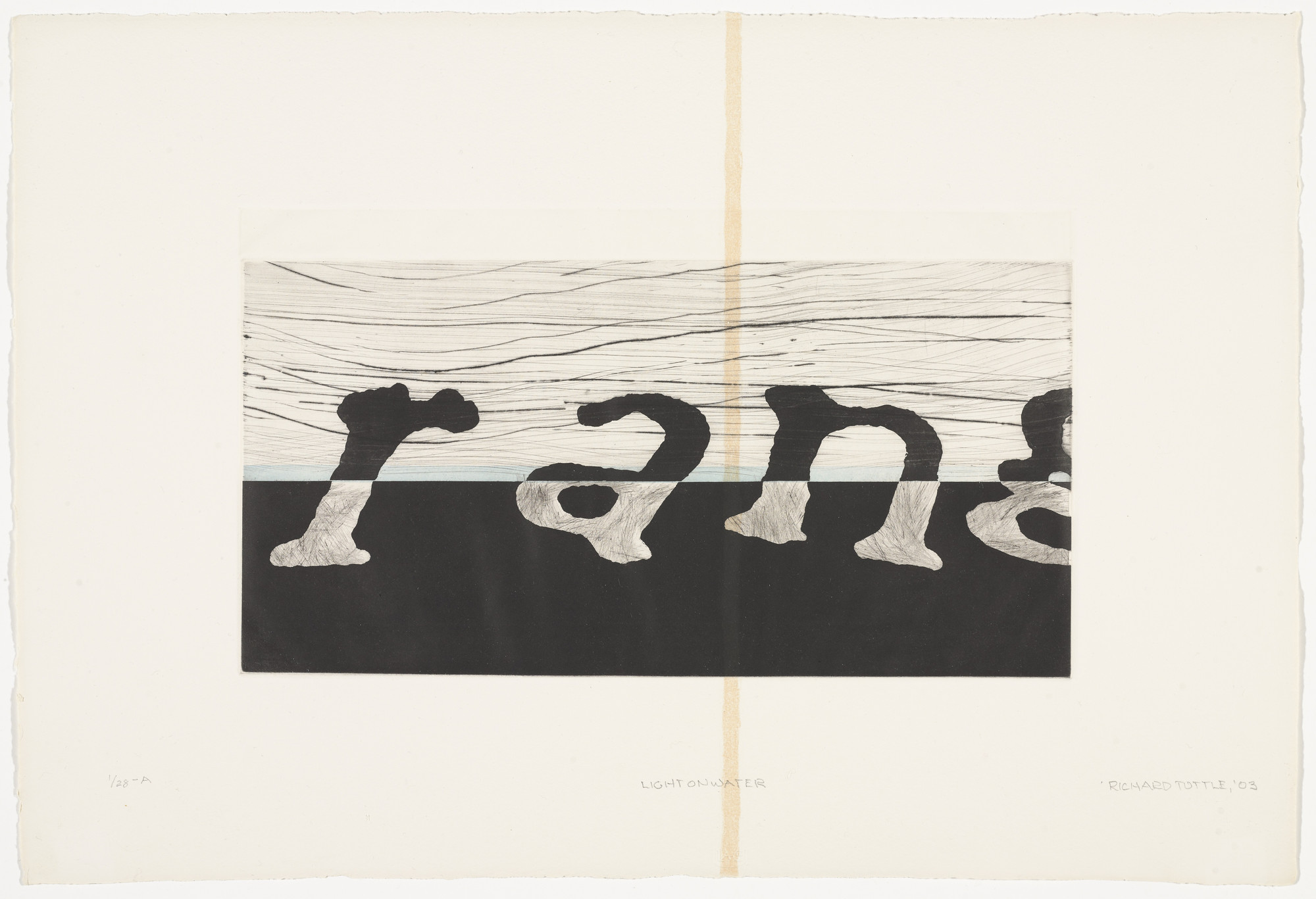 Richard Tuttle. Light on Water A