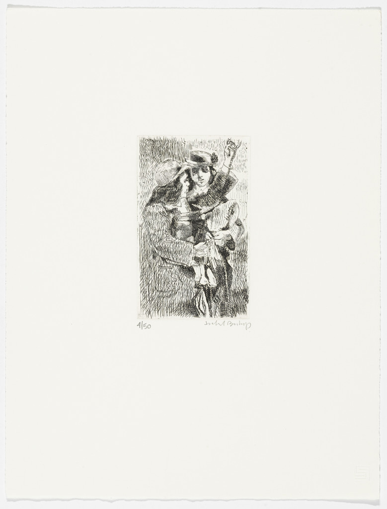 Strap Hangers No. 2 from the portfolio Eight Etchings II, 1936-1959