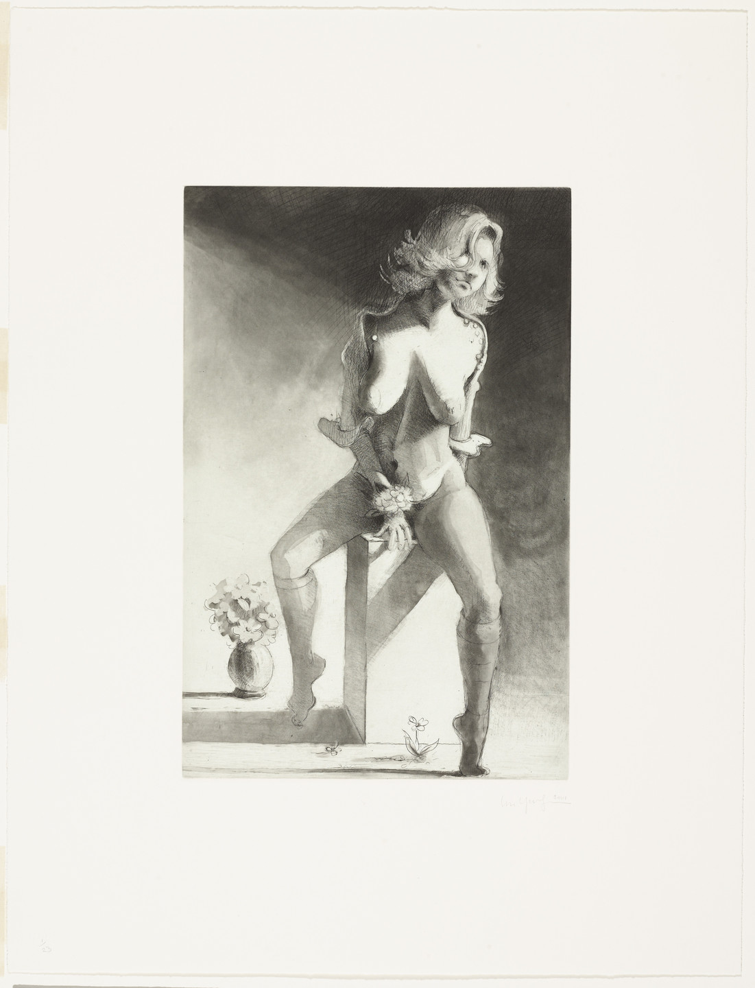 Lisa Yuskavage. Kathy on a Pedestal. 2001