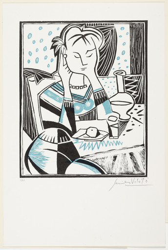 Girl at a Table