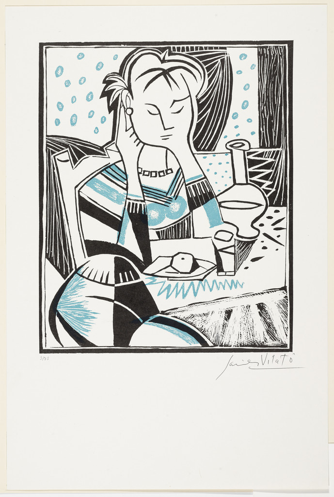 Girl at a Table