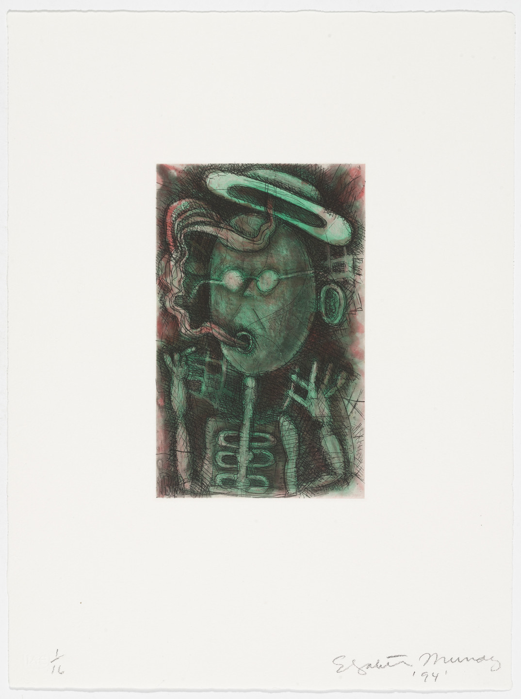 Elizabeth Murray. Notebook I. 1994