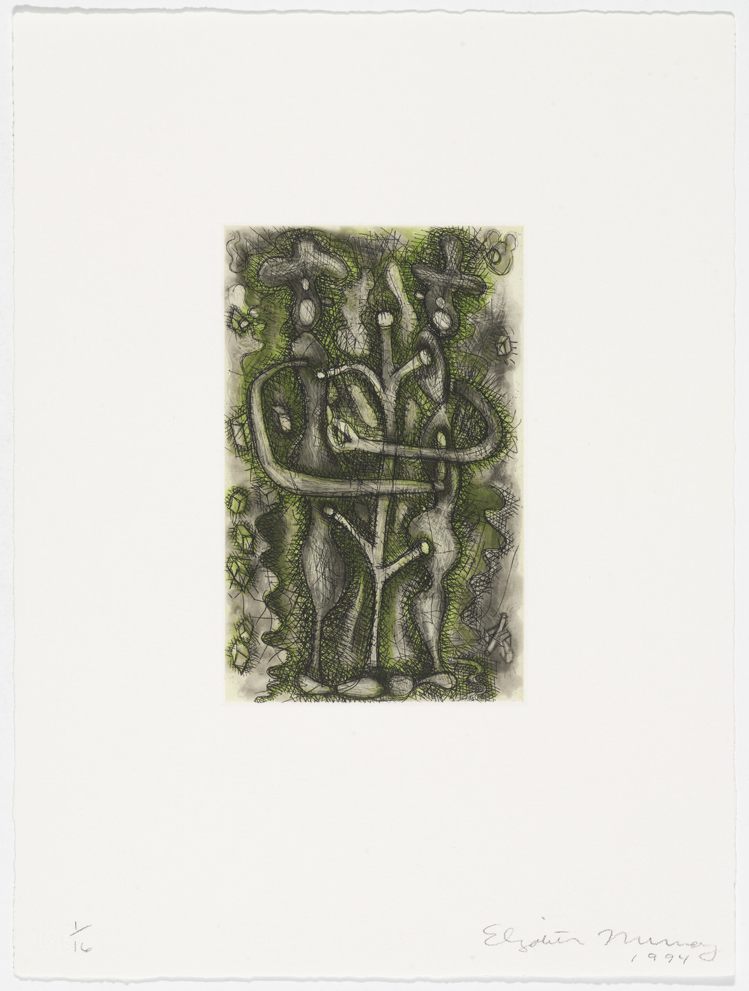 Elizabeth Murray. Notebook II. 1994