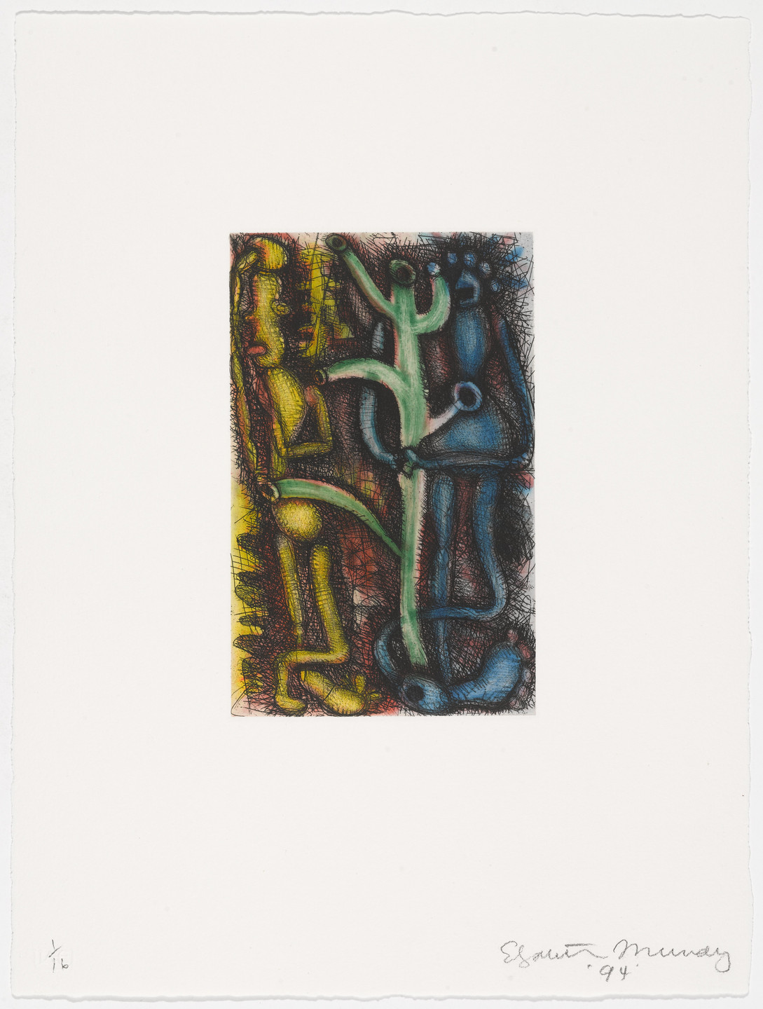 Elizabeth Murray. Notebook IV. 1994