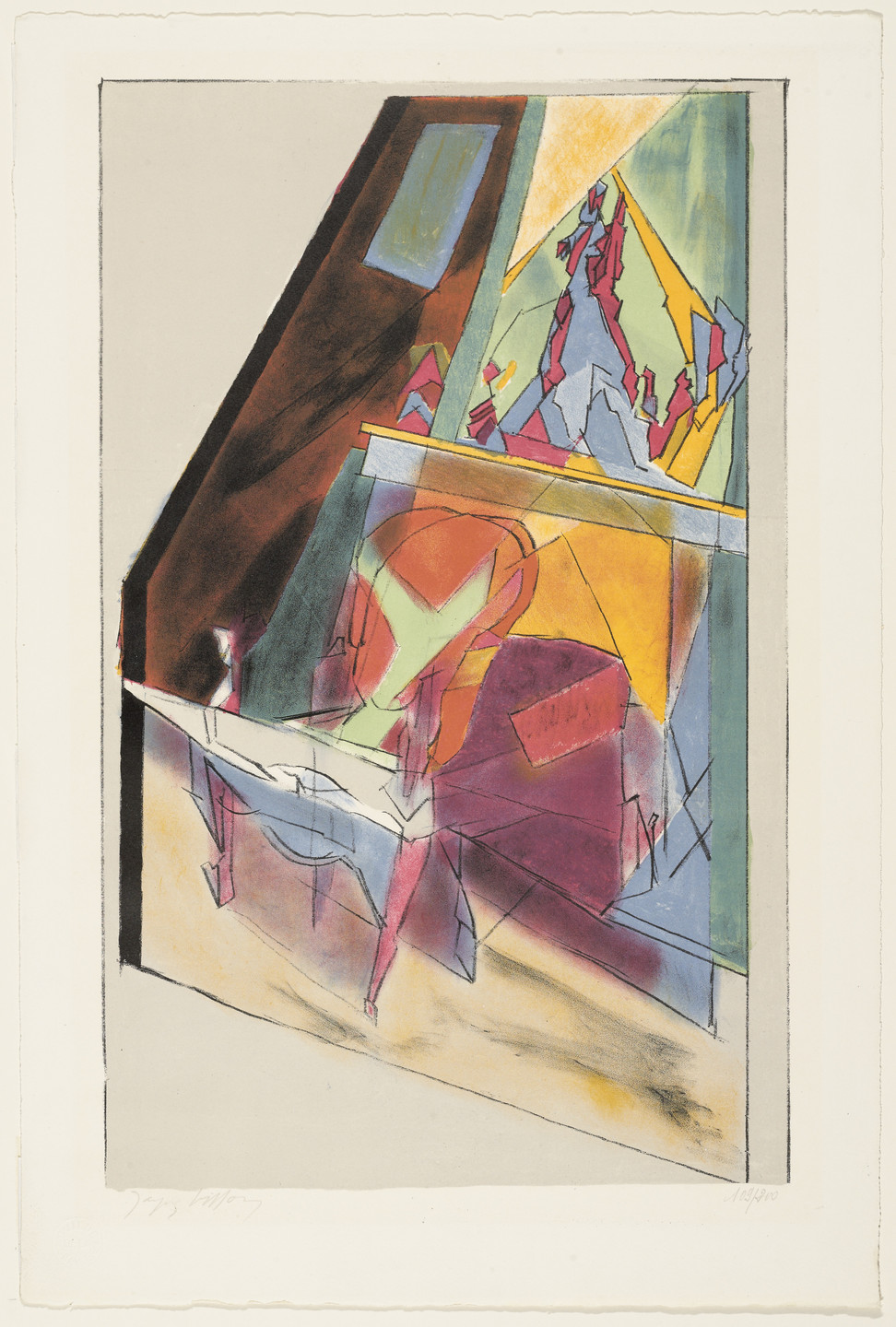 Jacques Villon. The Armchair (Le Fauteuil). 1951